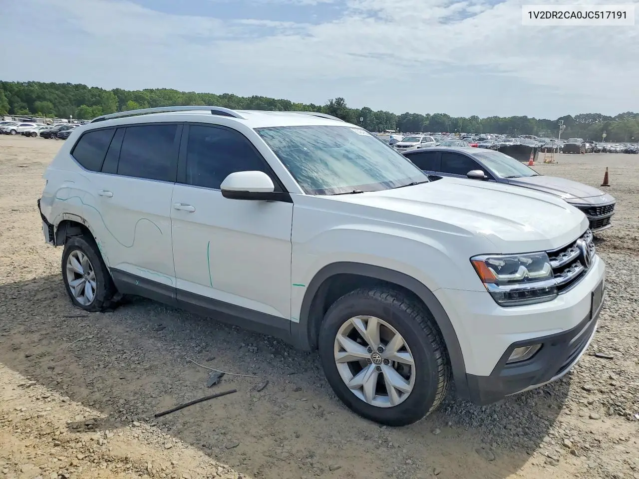 2018 Volkswagen Atlas Se VIN: 1V2DR2CA0JC517191 Lot: 60484956