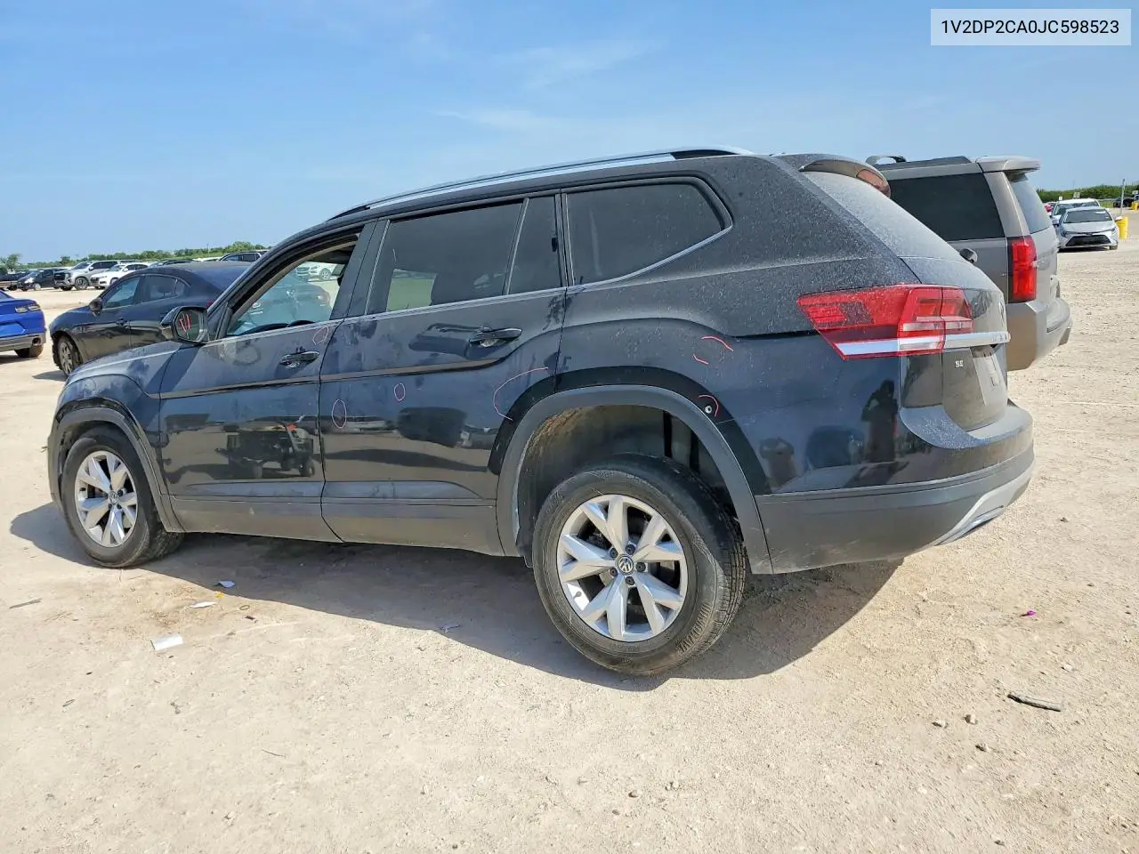 2018 Volkswagen Atlas Se VIN: 1V2DP2CA0JC598523 Lot: 60796116