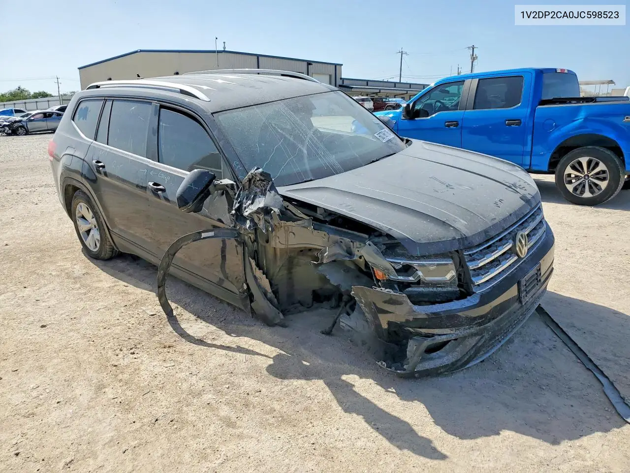 2018 Volkswagen Atlas Se VIN: 1V2DP2CA0JC598523 Lot: 60796116