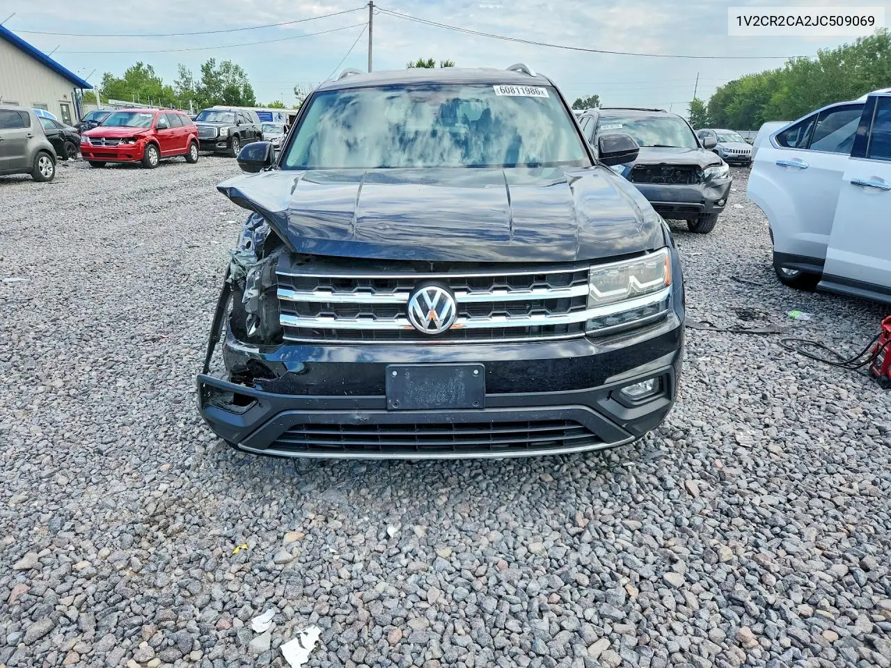 2018 Volkswagen Atlas Se VIN: 1V2CR2CA2JC509069 Lot: 60811986