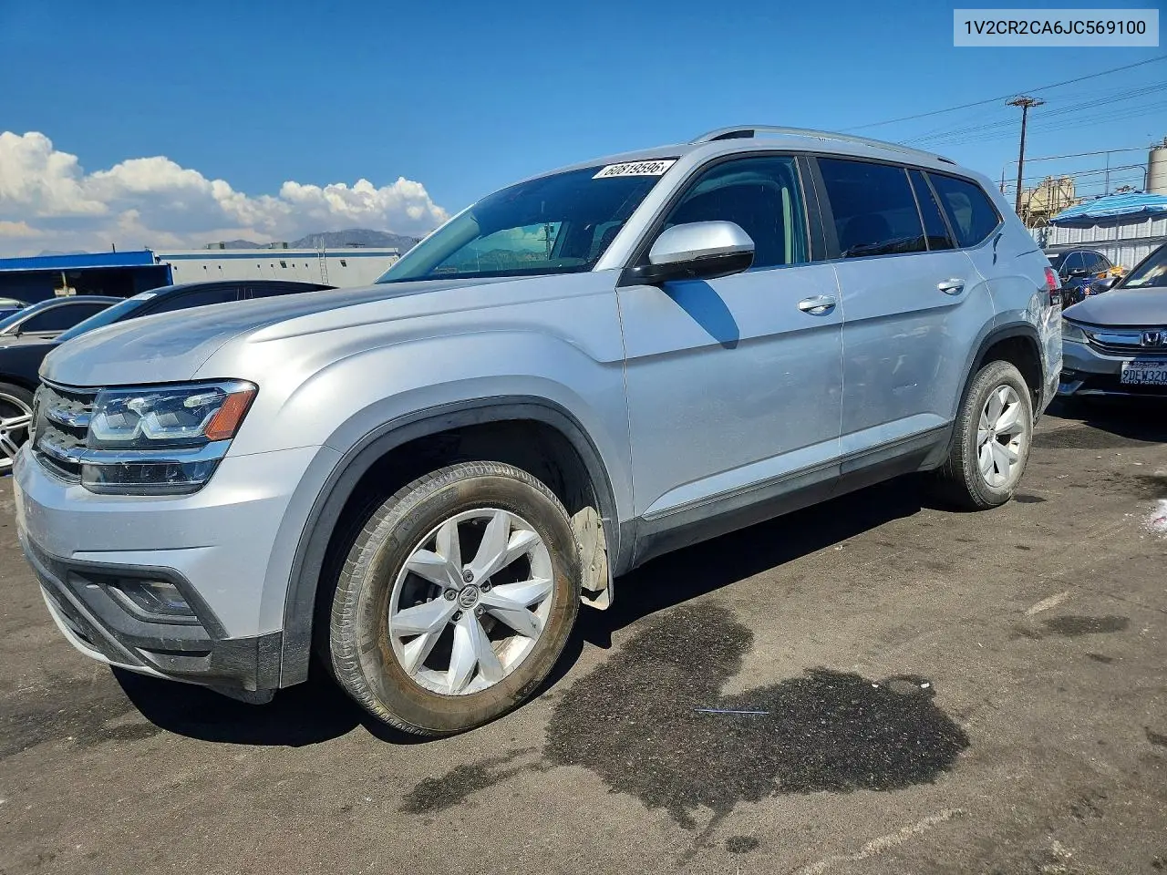 2018 Volkswagen Atlas Se VIN: 1V2CR2CA6JC569100 Lot: 60819596