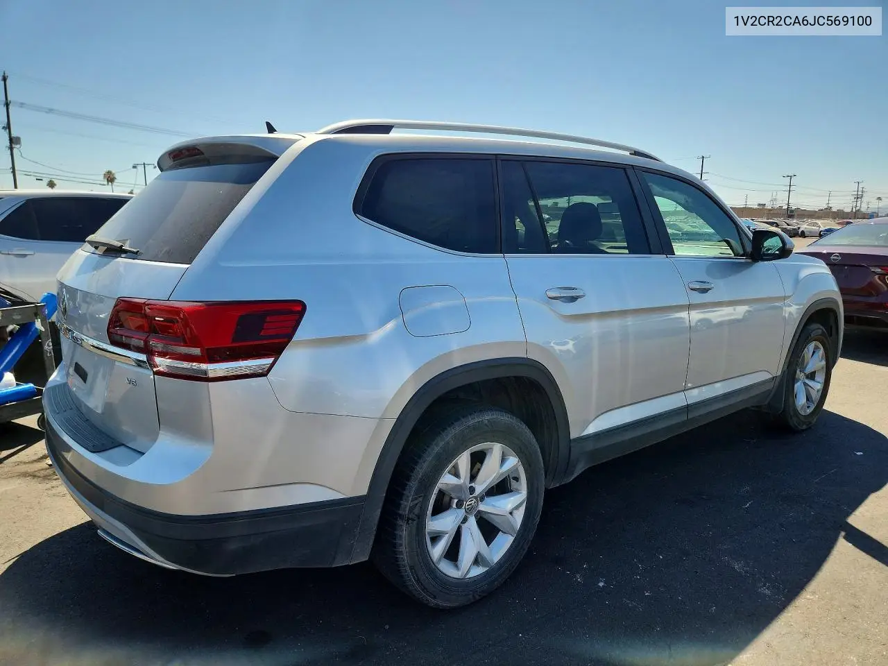 2018 Volkswagen Atlas Se VIN: 1V2CR2CA6JC569100 Lot: 60819596