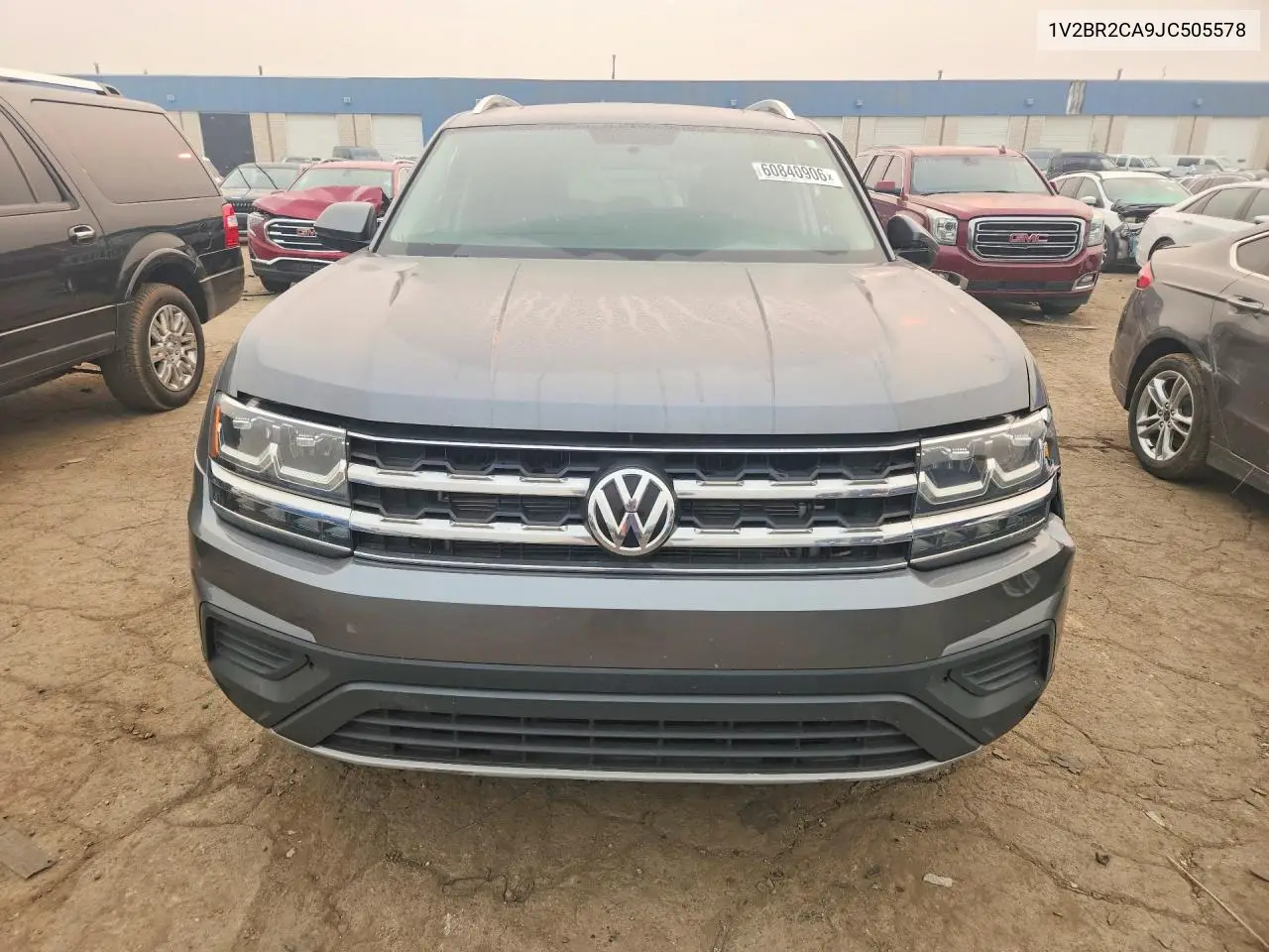2018 Volkswagen Atlas VIN: 1V2BR2CA9JC505578 Lot: 60840906