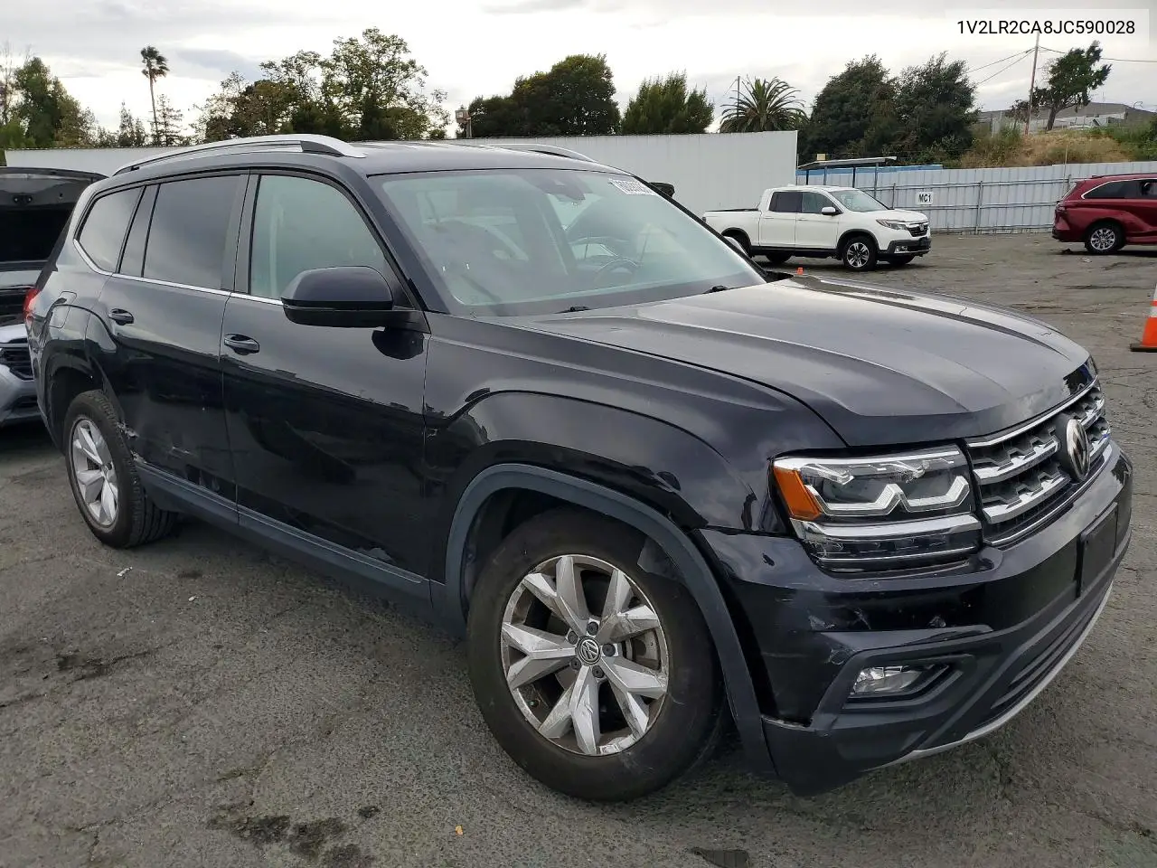 2018 Volkswagen Atlas Se VIN: 1V2LR2CA8JC590028 Lot: 60991236