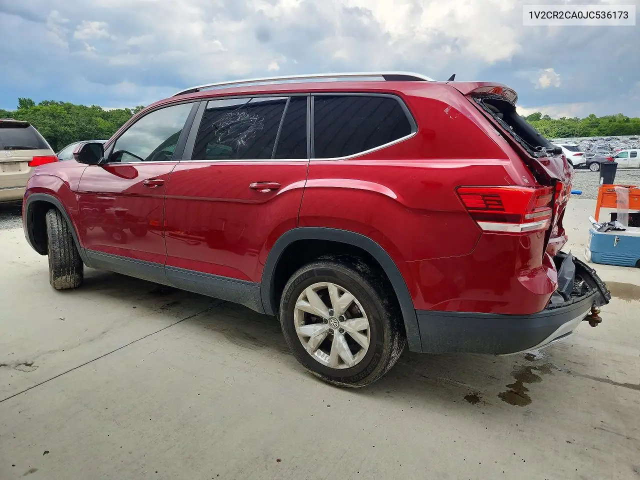 2018 Volkswagen Atlas Se VIN: 1V2CR2CA0JC536173 Lot: 60991796