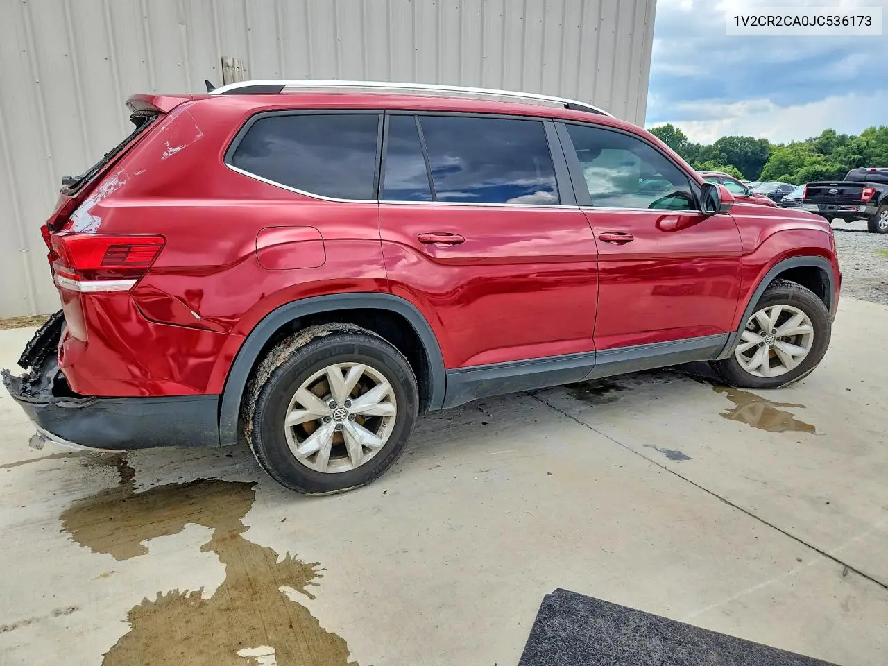 2018 Volkswagen Atlas Se VIN: 1V2CR2CA0JC536173 Lot: 60991796