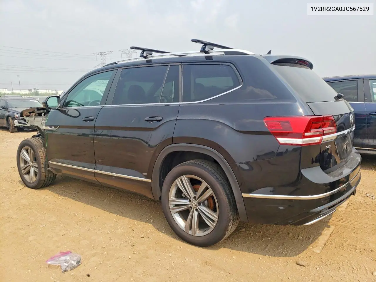 2018 Volkswagen Atlas Sel VIN: 1V2RR2CA0JC567529 Lot: 61031906