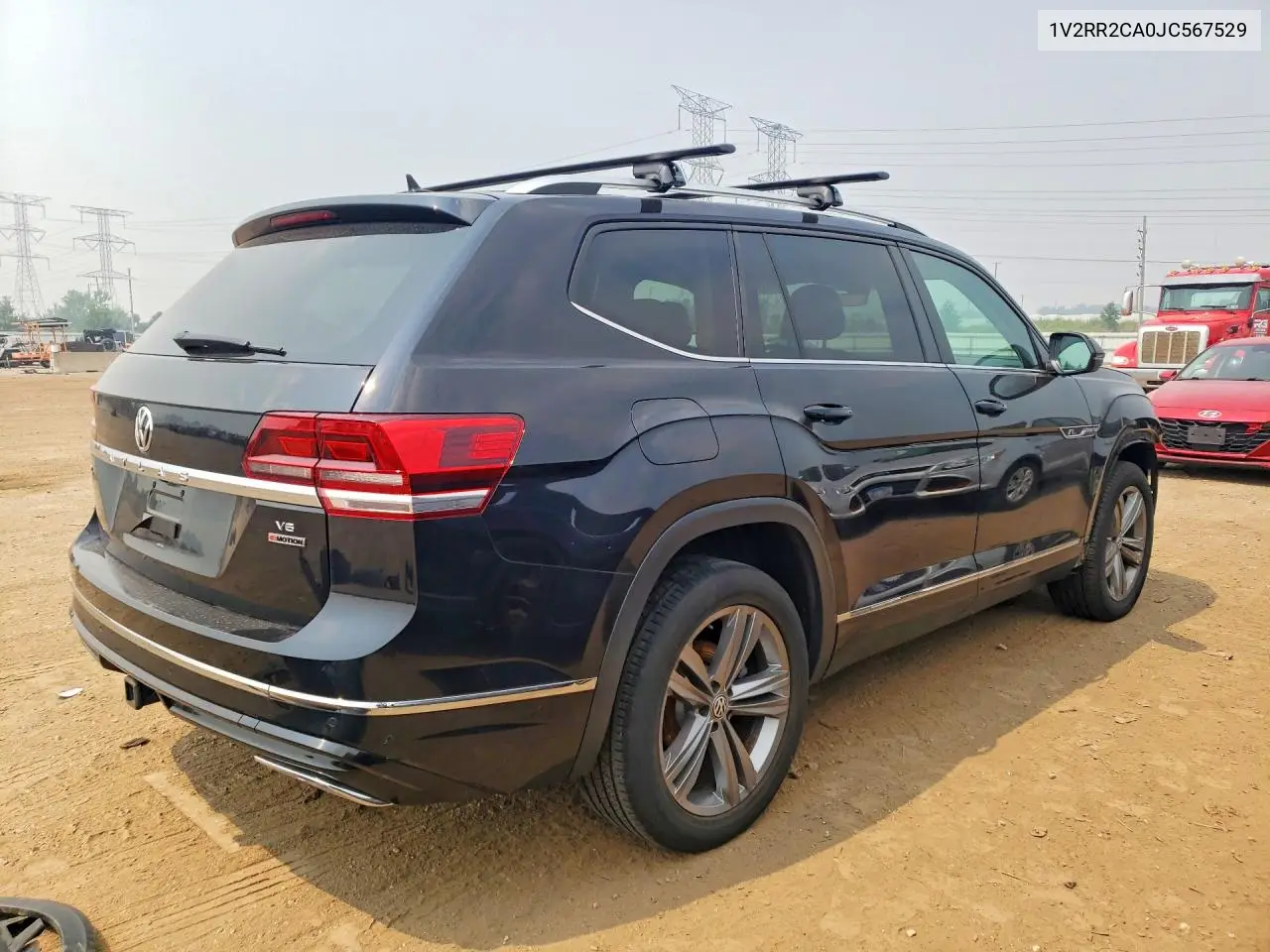 2018 Volkswagen Atlas Sel VIN: 1V2RR2CA0JC567529 Lot: 61031906