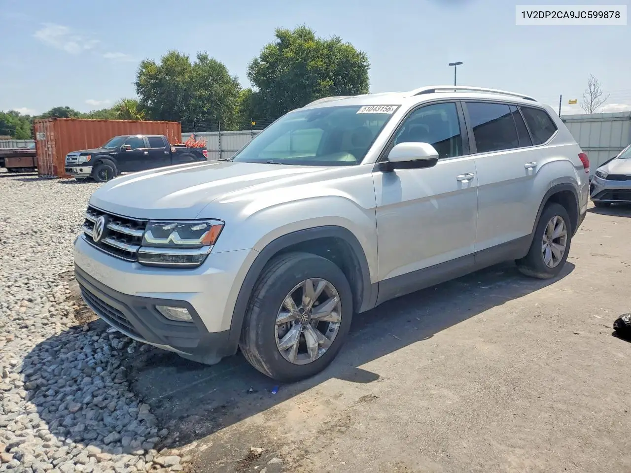 2018 Volkswagen Atlas Se VIN: 1V2DP2CA9JC599878 Lot: 61043156