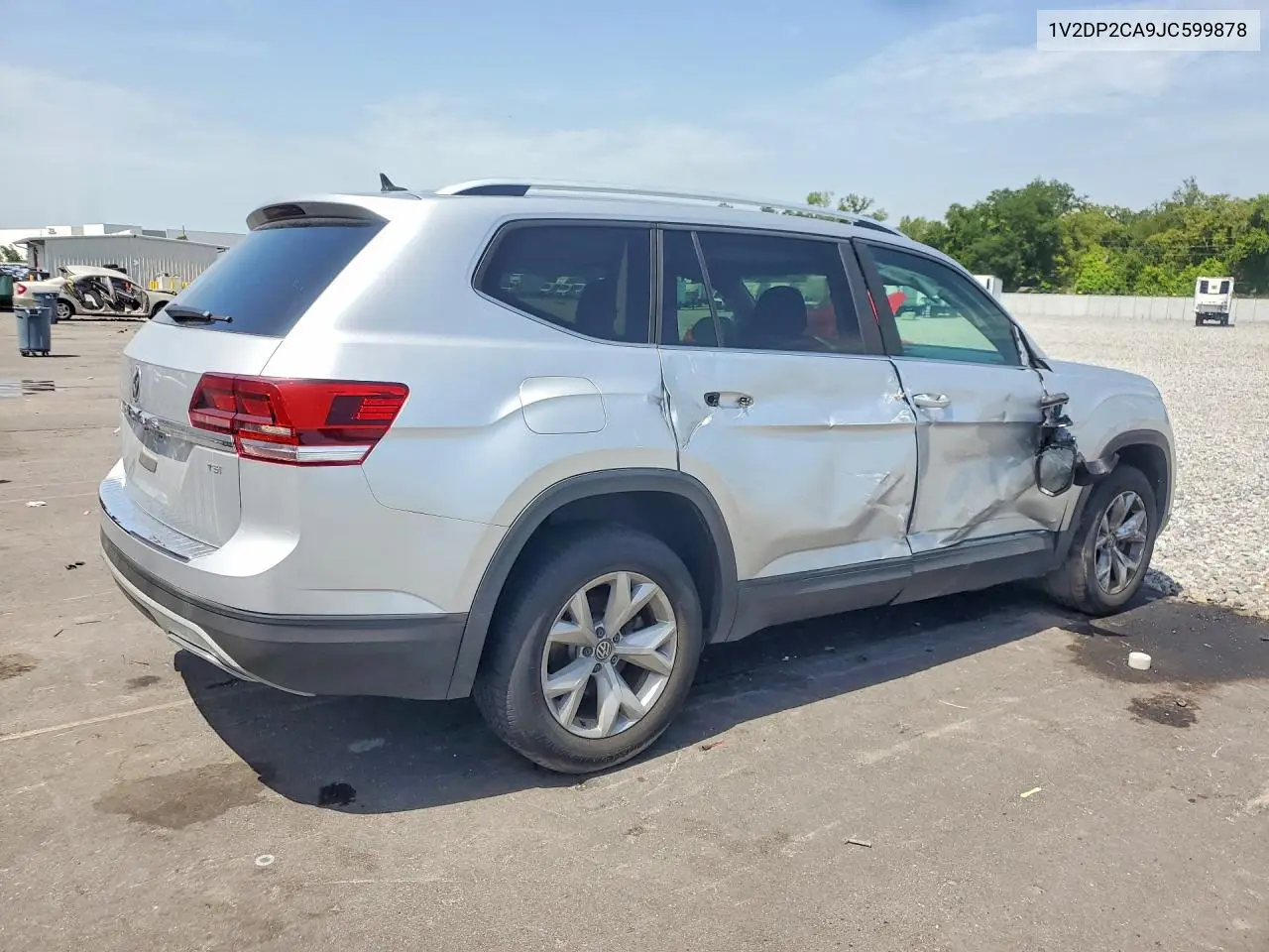 2018 Volkswagen Atlas Se VIN: 1V2DP2CA9JC599878 Lot: 61043156