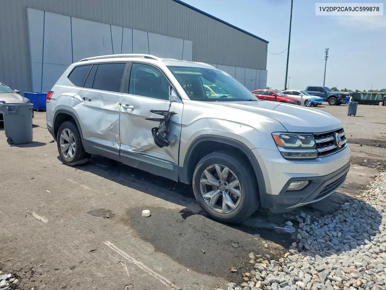 2018 Volkswagen Atlas Se VIN: 1V2DP2CA9JC599878 Lot: 61043156