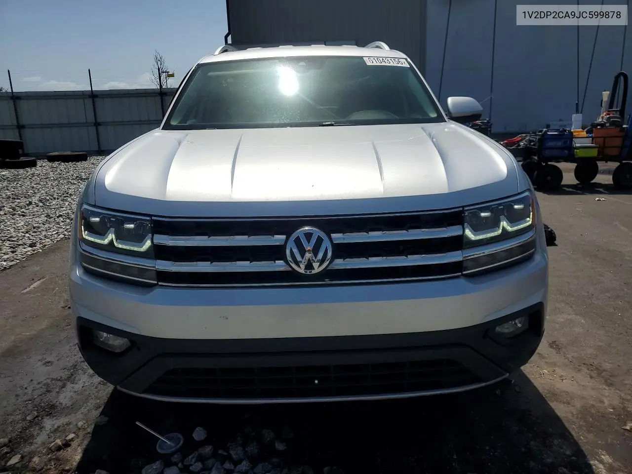 2018 Volkswagen Atlas Se VIN: 1V2DP2CA9JC599878 Lot: 61043156