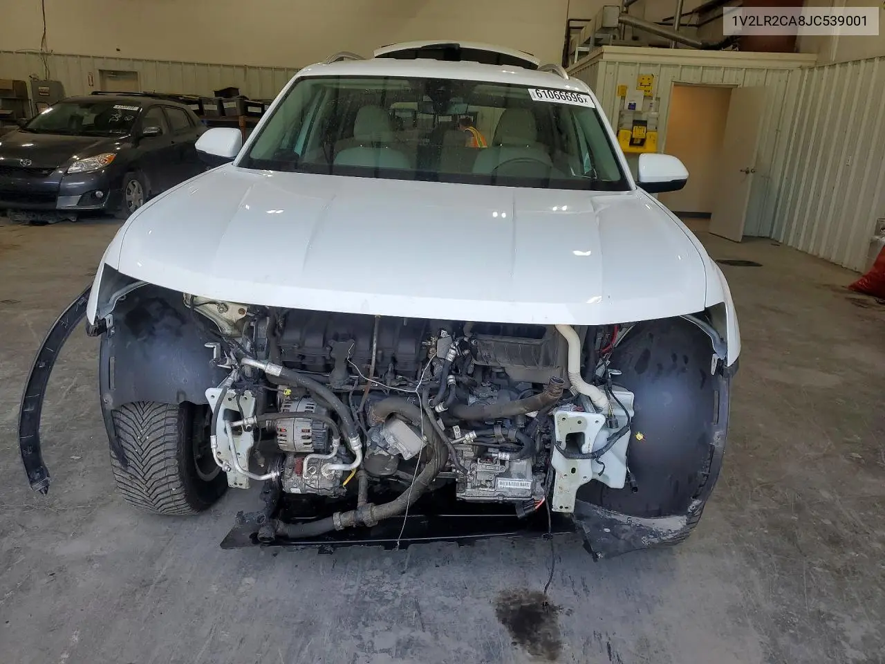 2018 Volkswagen Atlas Se VIN: 1V2LR2CA8JC539001 Lot: 61066696