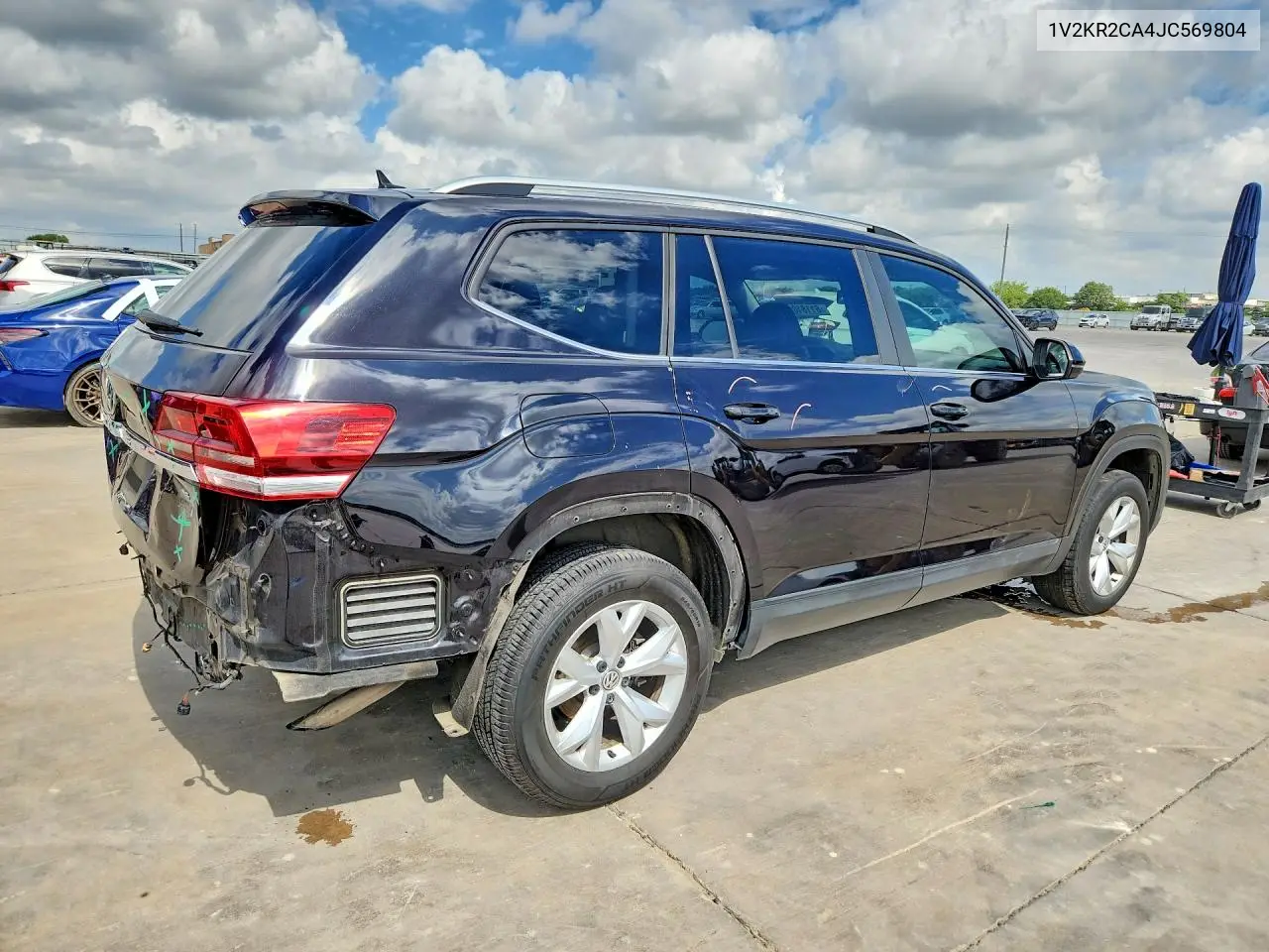 2018 Volkswagen Atlas Se VIN: 1V2KR2CA4JC569804 Lot: 61181016