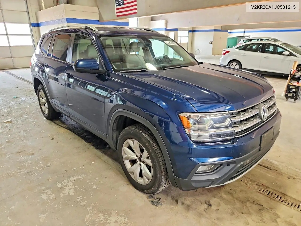 2018 Volkswagen Atlas Se VIN: 1V2KR2CA1JC581215 Lot: 61361666