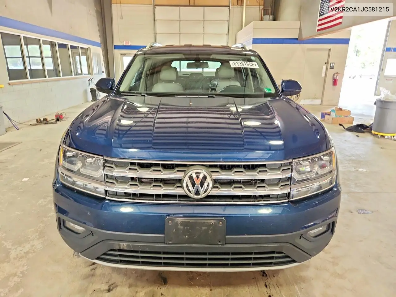 2018 Volkswagen Atlas Se VIN: 1V2KR2CA1JC581215 Lot: 61361666