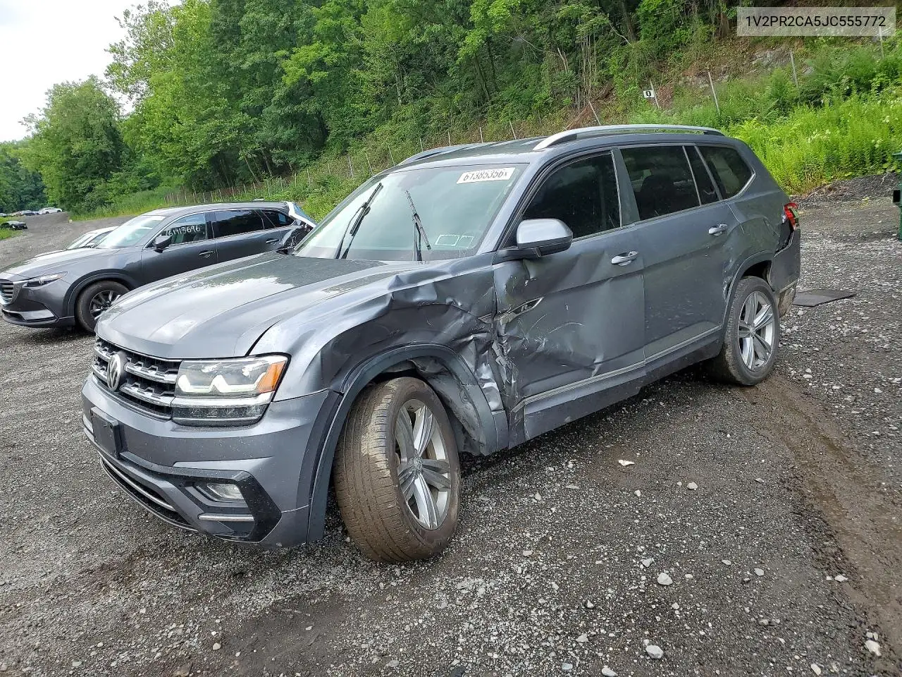 2018 Volkswagen Atlas Se VIN: 1V2PR2CA5JC555772 Lot: 61385356