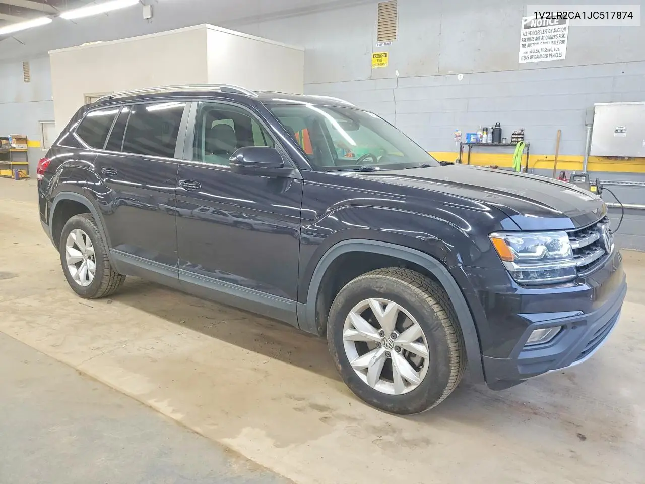 2018 Volkswagen Atlas Se VIN: 1V2LR2CA1JC517874 Lot: 61397646