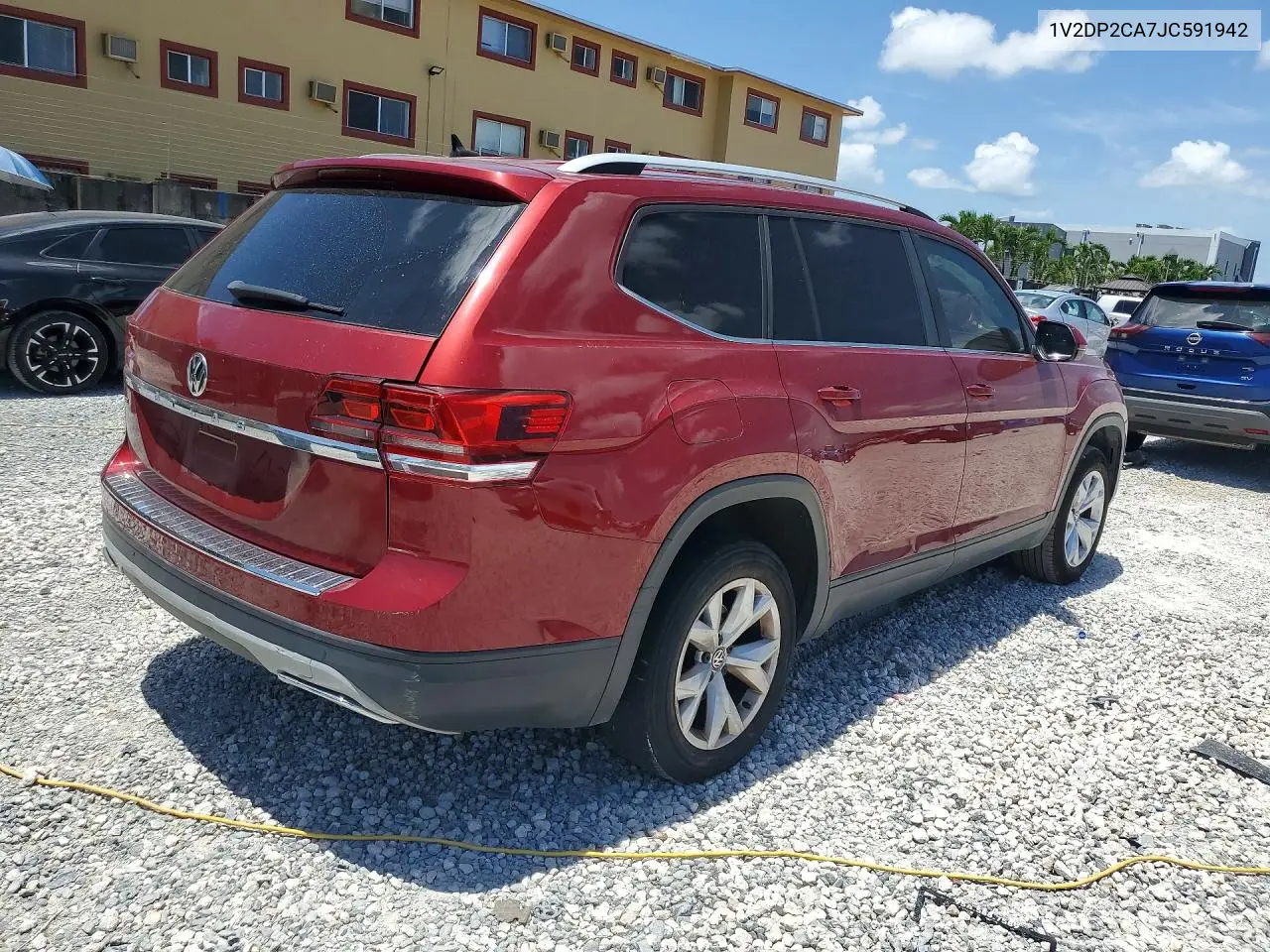 2018 Volkswagen Atlas Se VIN: 1V2DP2CA7JC591942 Lot: 61857006