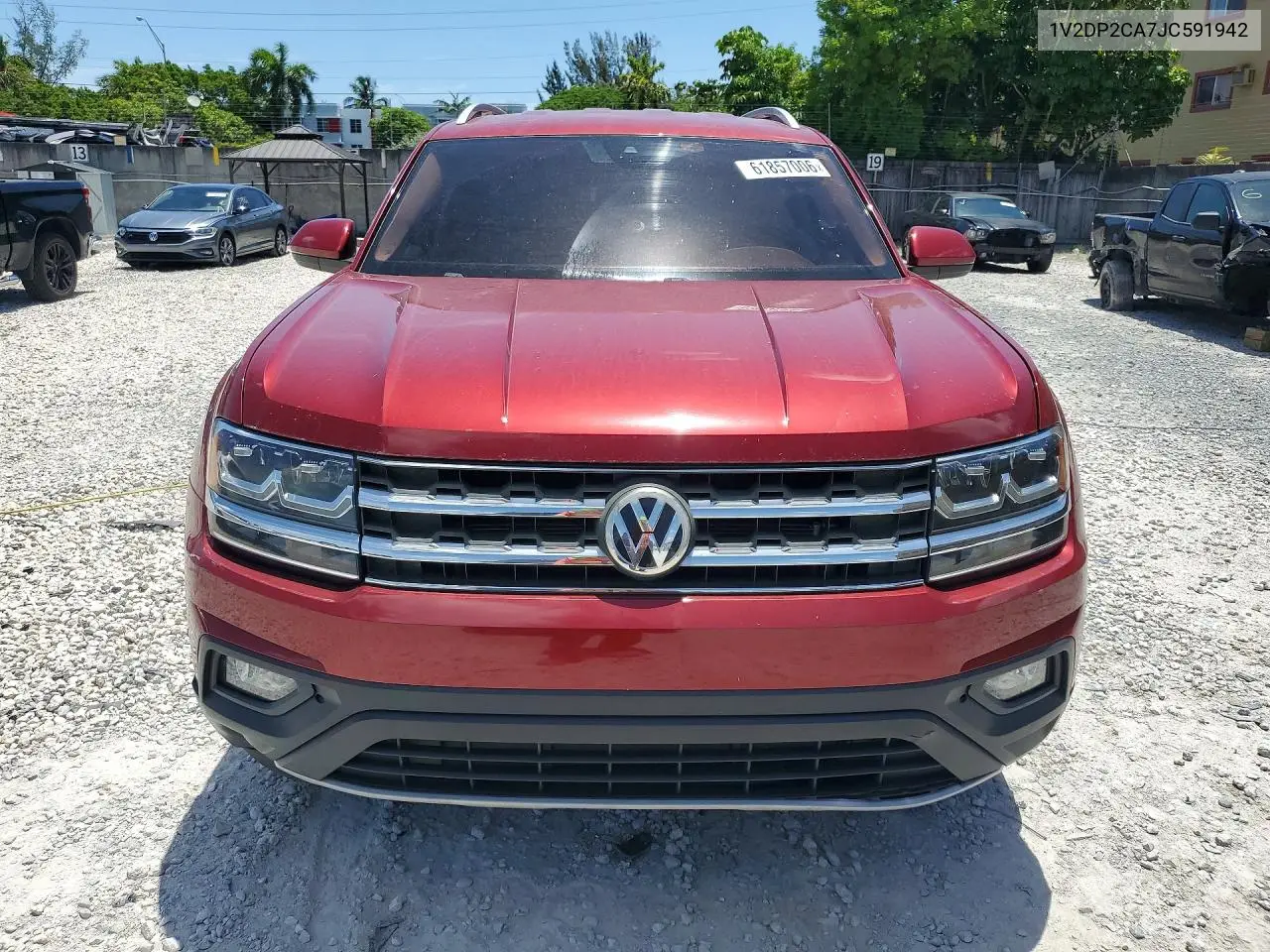 2018 Volkswagen Atlas Se VIN: 1V2DP2CA7JC591942 Lot: 61857006