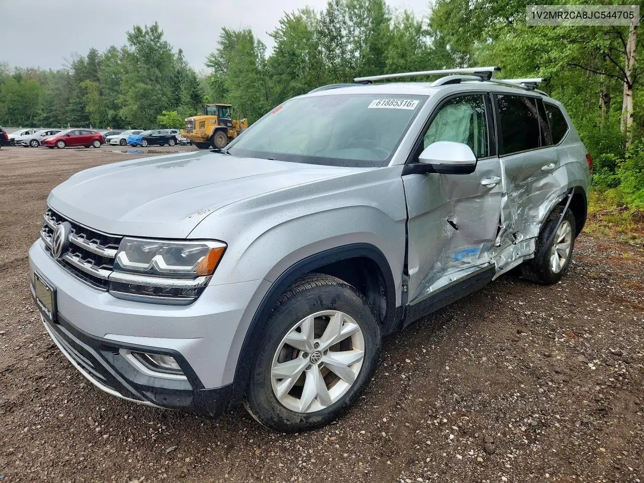 2018 Volkswagen Atlas Sel VIN: 1V2MR2CA8JC544705 Lot: 61885316