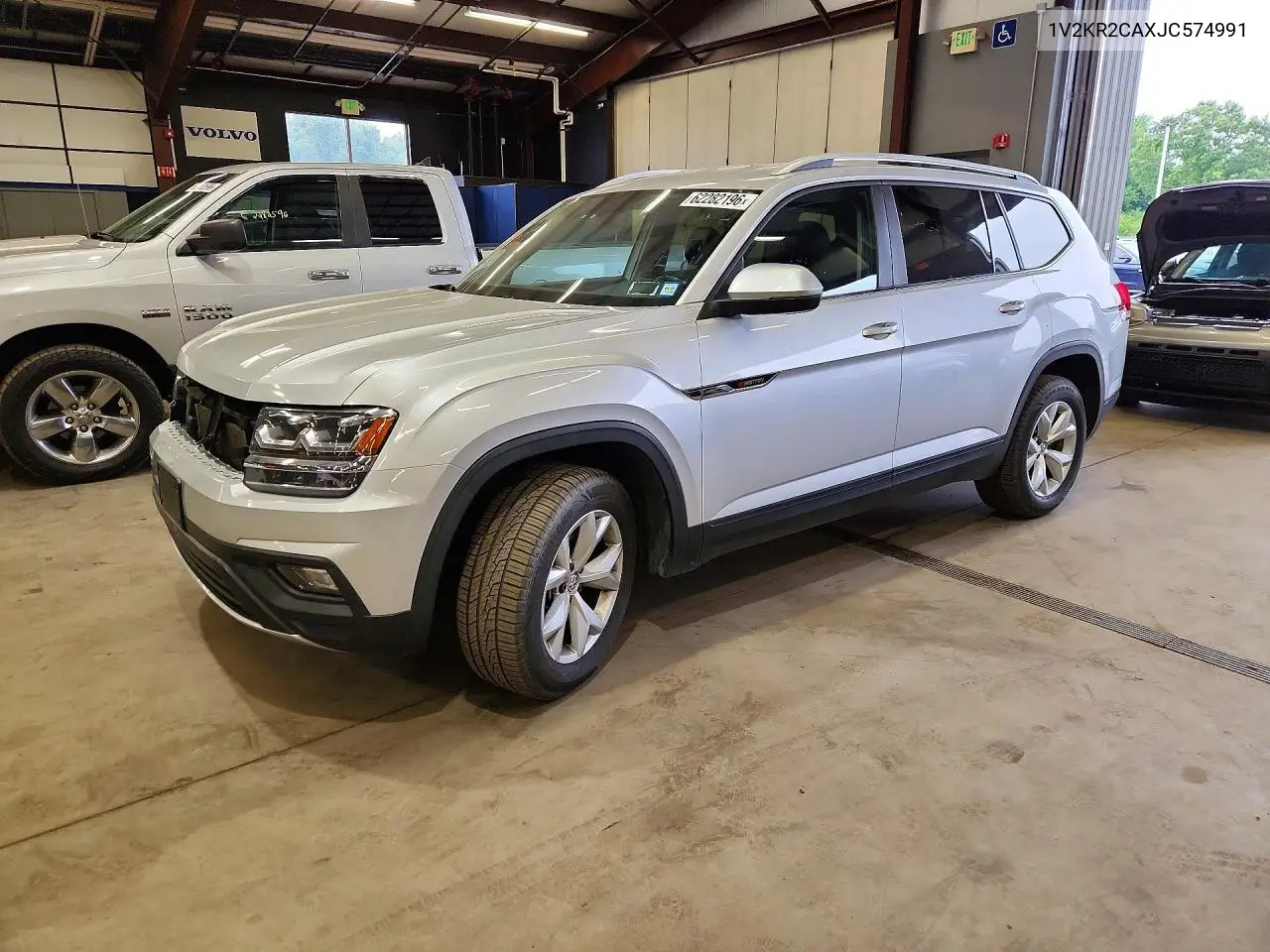 2018 Volkswagen Atlas Se VIN: 1V2KR2CAXJC574991 Lot: 62282196