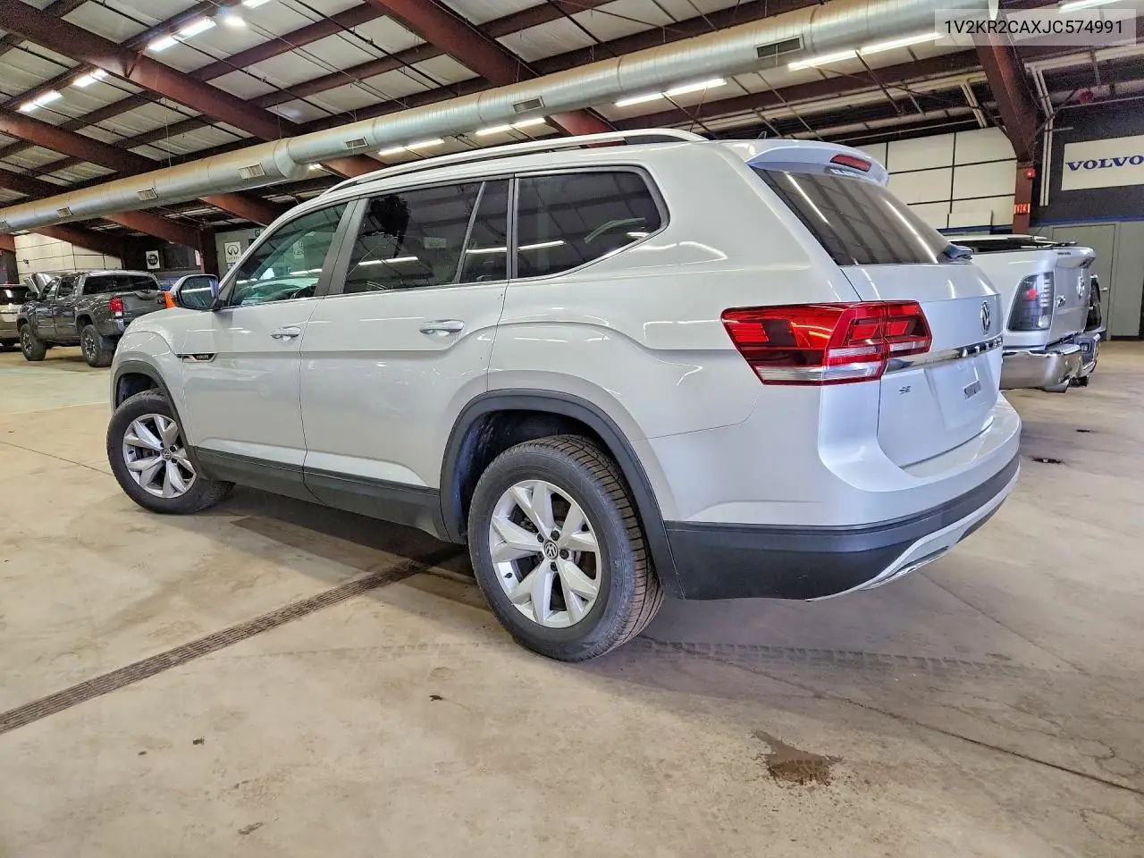 2018 Volkswagen Atlas Se VIN: 1V2KR2CAXJC574991 Lot: 62282196