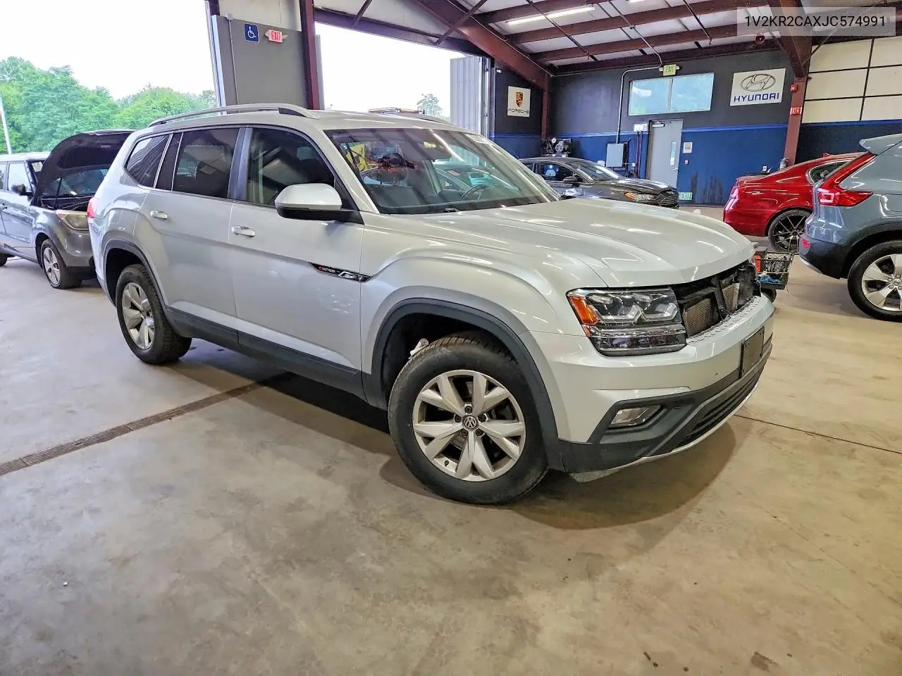 2018 Volkswagen Atlas Se VIN: 1V2KR2CAXJC574991 Lot: 62282196