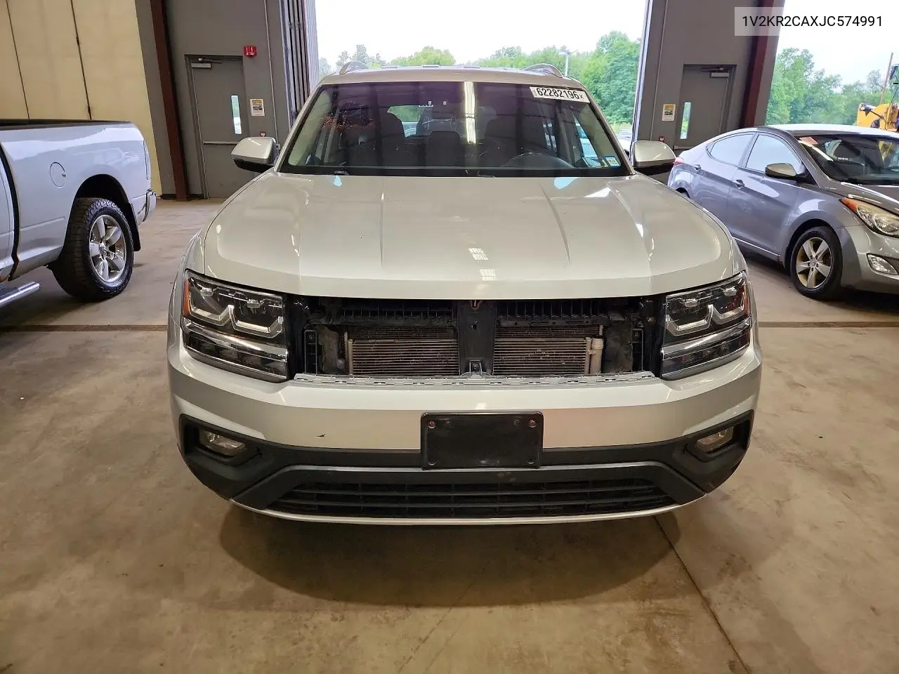 2018 Volkswagen Atlas Se VIN: 1V2KR2CAXJC574991 Lot: 62282196