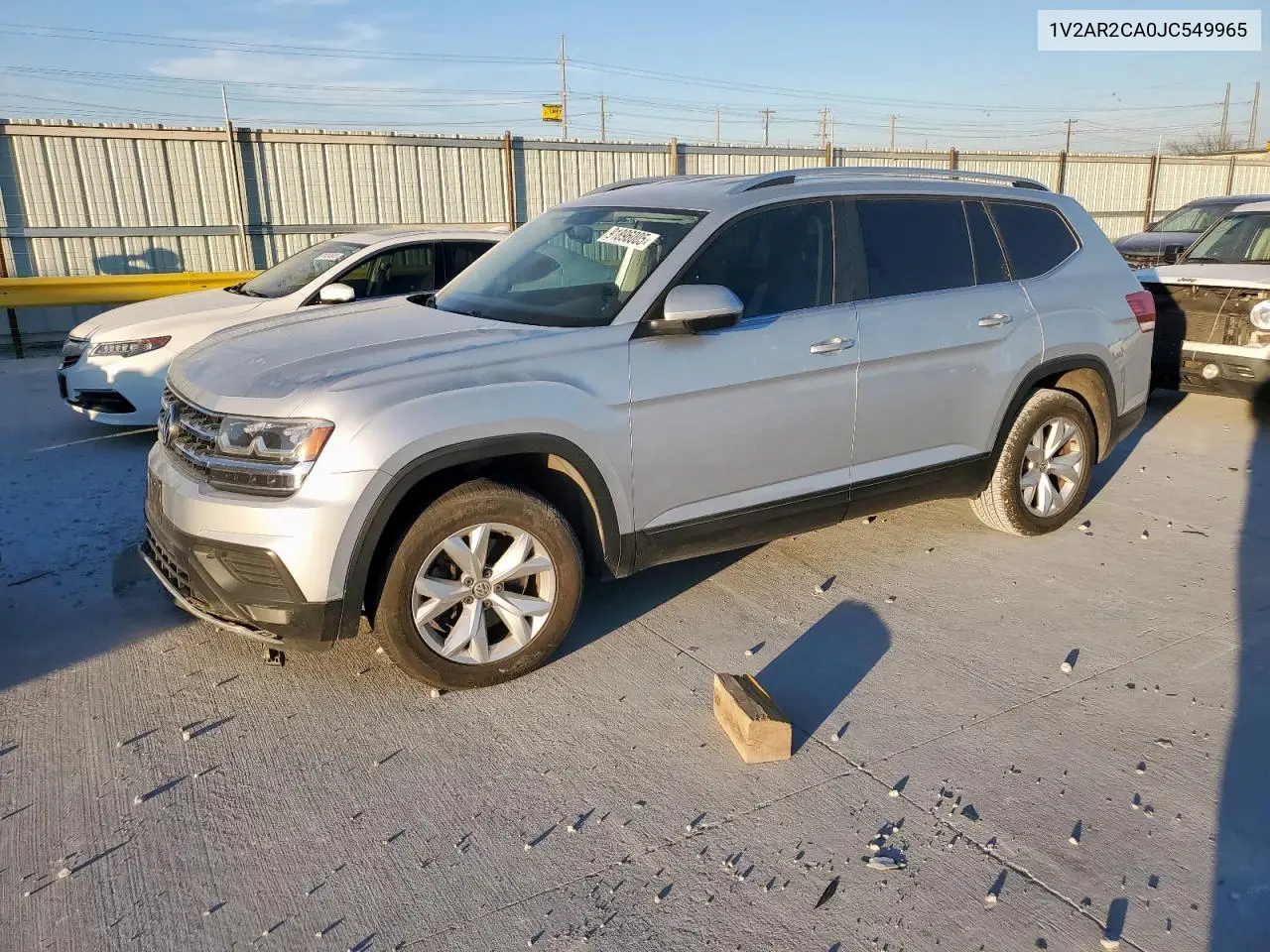 1V2AR2CA0JC549965 2018 Volkswagen Atlas S