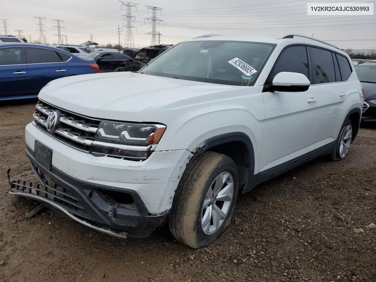 1V2KR2CA3JC530993 2018 Volkswagen Atlas Se