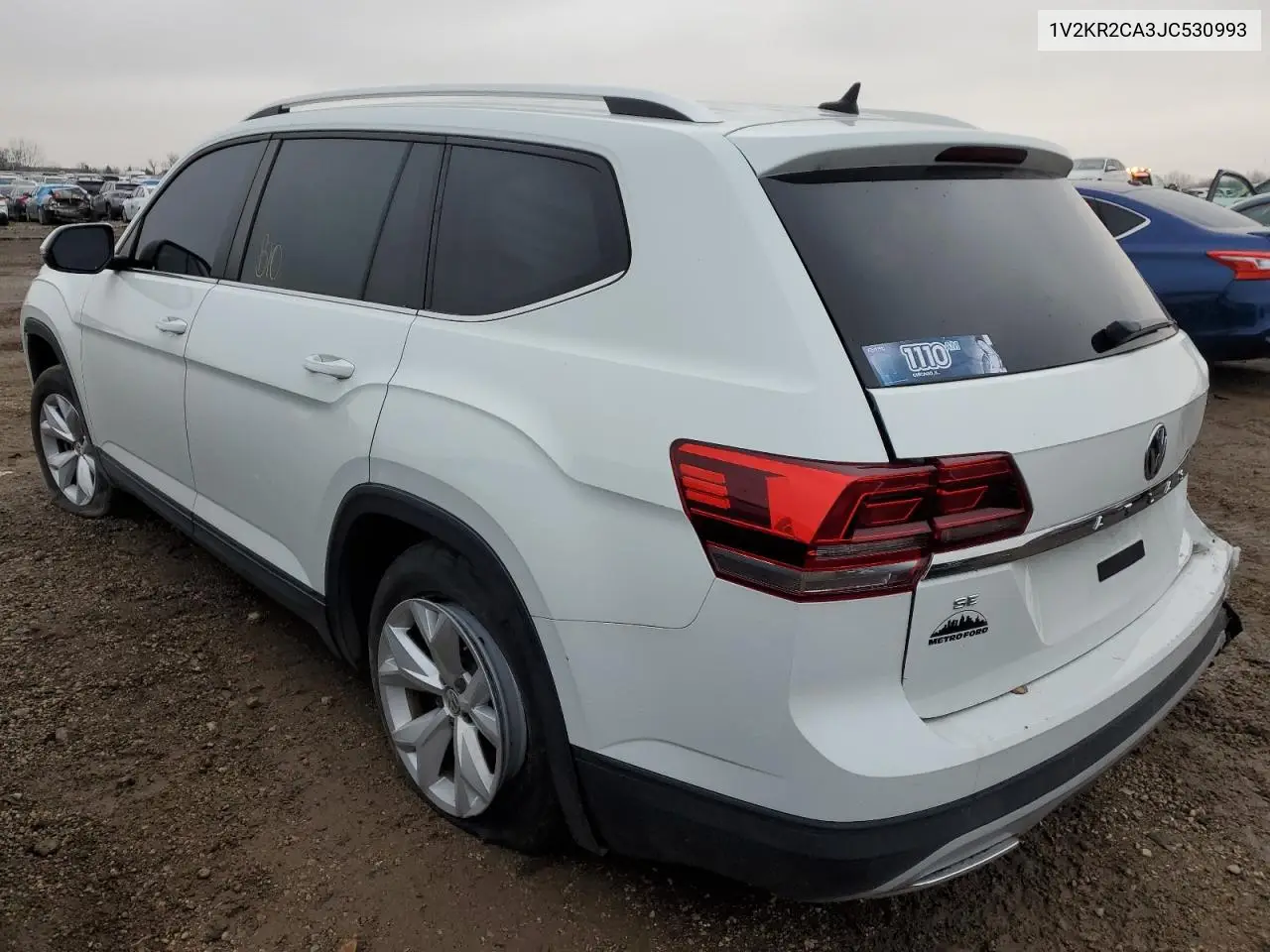 1V2KR2CA3JC530993 2018 Volkswagen Atlas Se