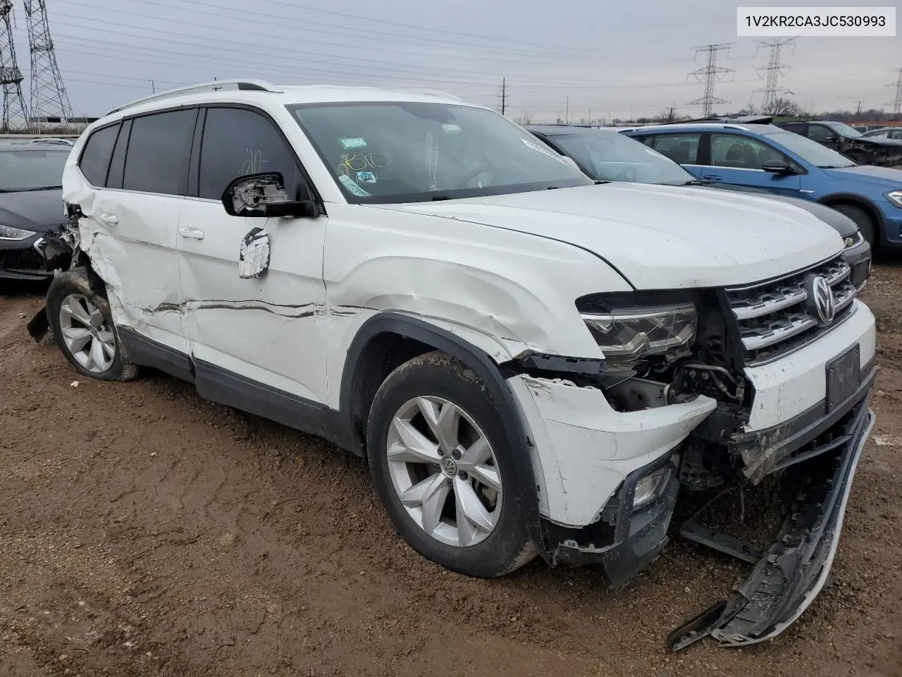 1V2KR2CA3JC530993 2018 Volkswagen Atlas Se