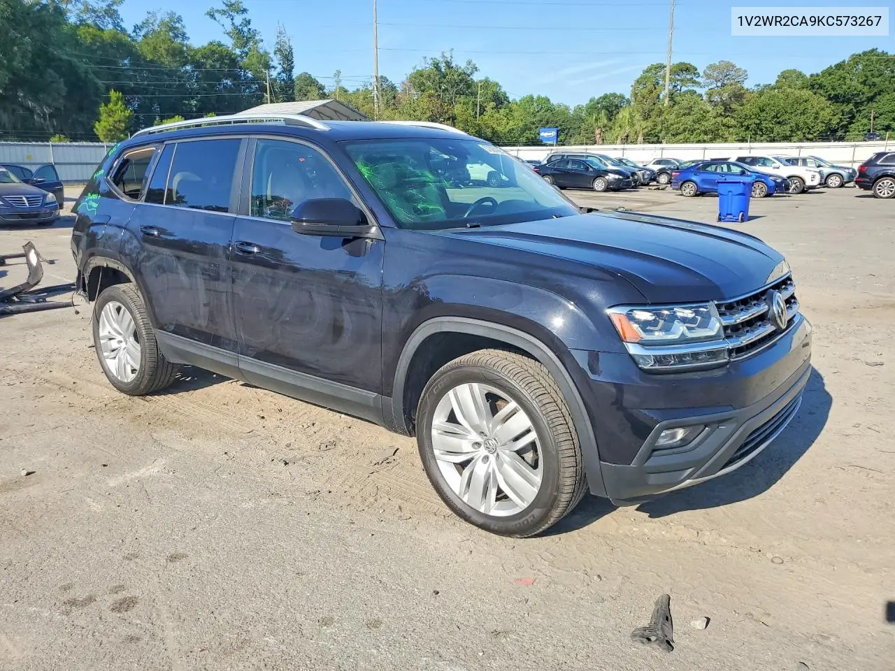 2019 Volkswagen Atlas Se VIN: 1V2WR2CA9KC573267 Lot: 57026186