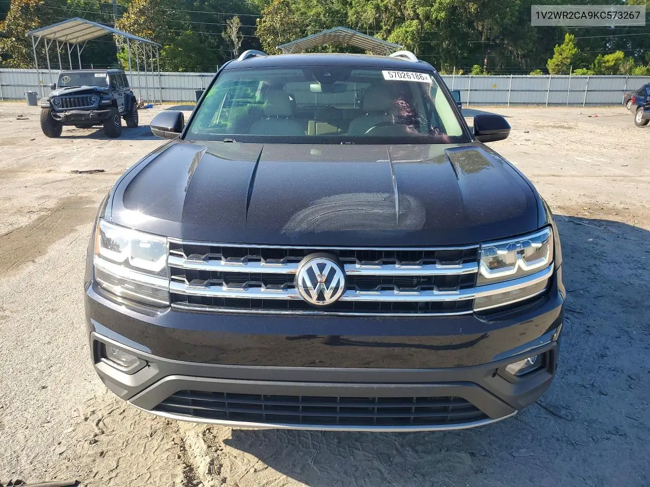 2019 Volkswagen Atlas Se VIN: 1V2WR2CA9KC573267 Lot: 57026186