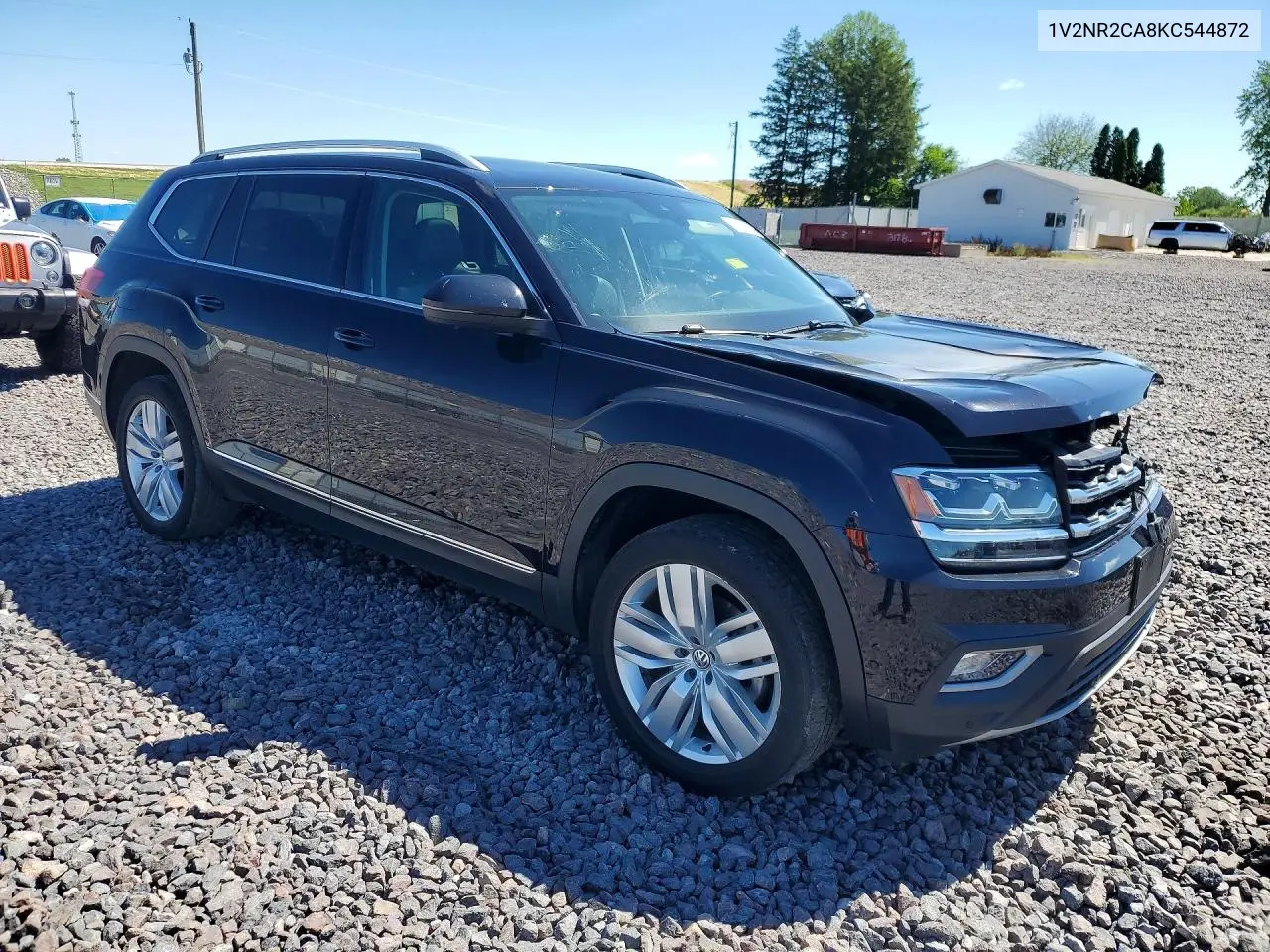 2019 Volkswagen Atlas Sel Premium VIN: 1V2NR2CA8KC544872 Lot: 57602996