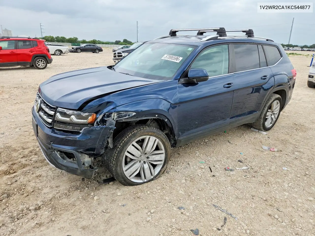 2019 Volkswagen Atlas Se VIN: 1V2WR2CA1KC544877 Lot: 57895596