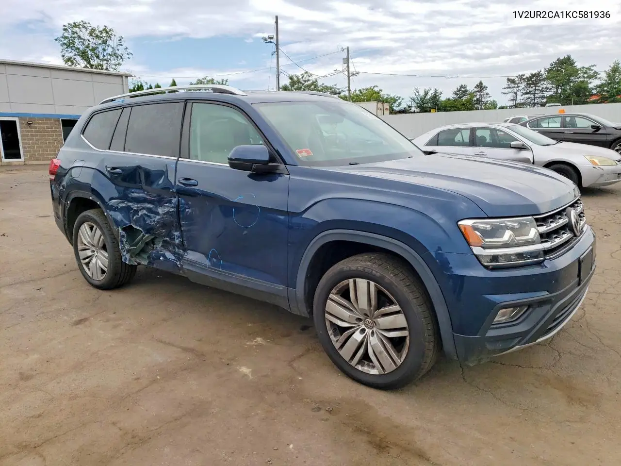 2019 Volkswagen Atlas Se VIN: 1V2UR2CA1KC581936 Lot: 58513126