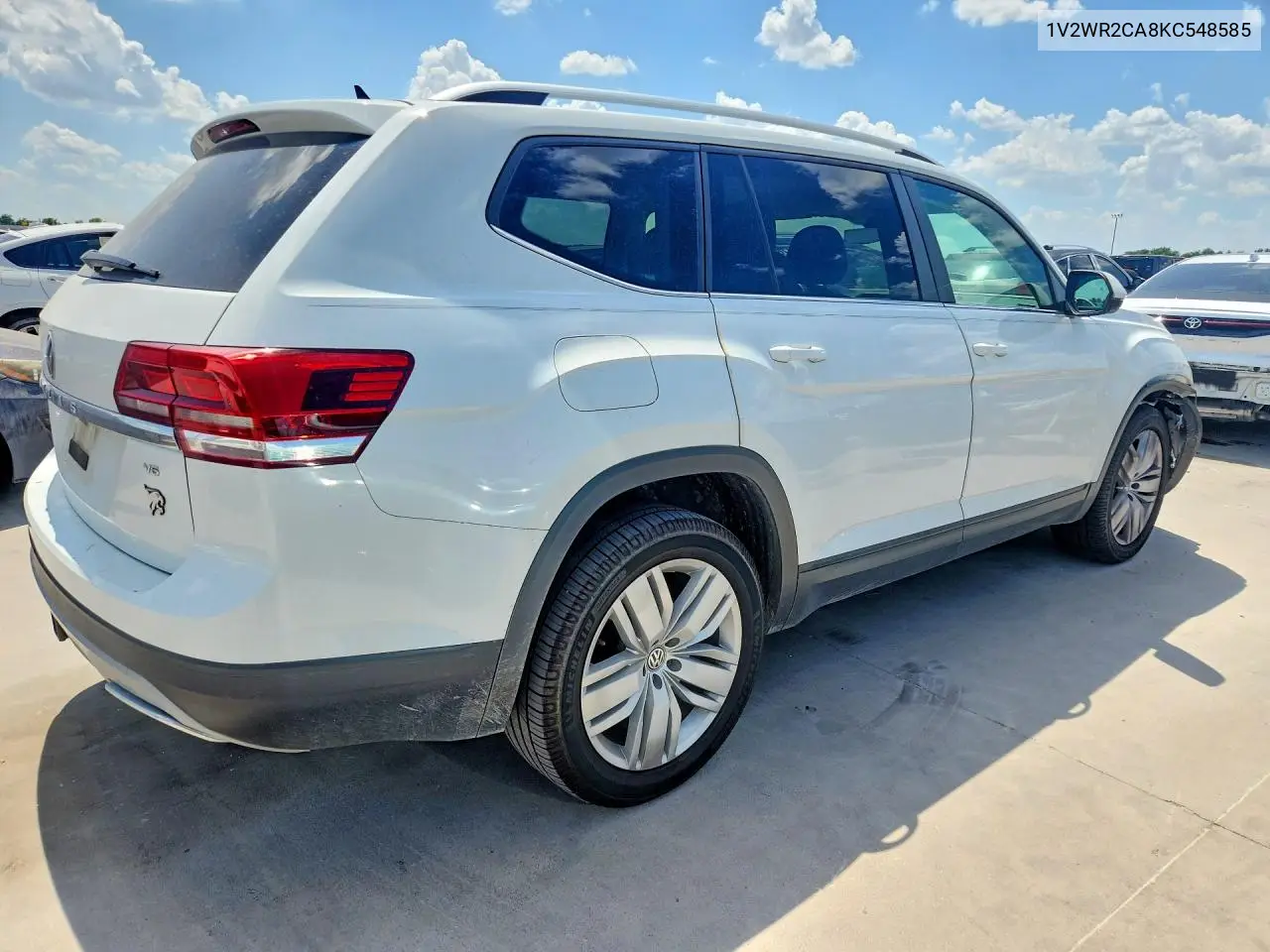 2019 Volkswagen Atlas Se VIN: 1V2WR2CA8KC548585 Lot: 59279896