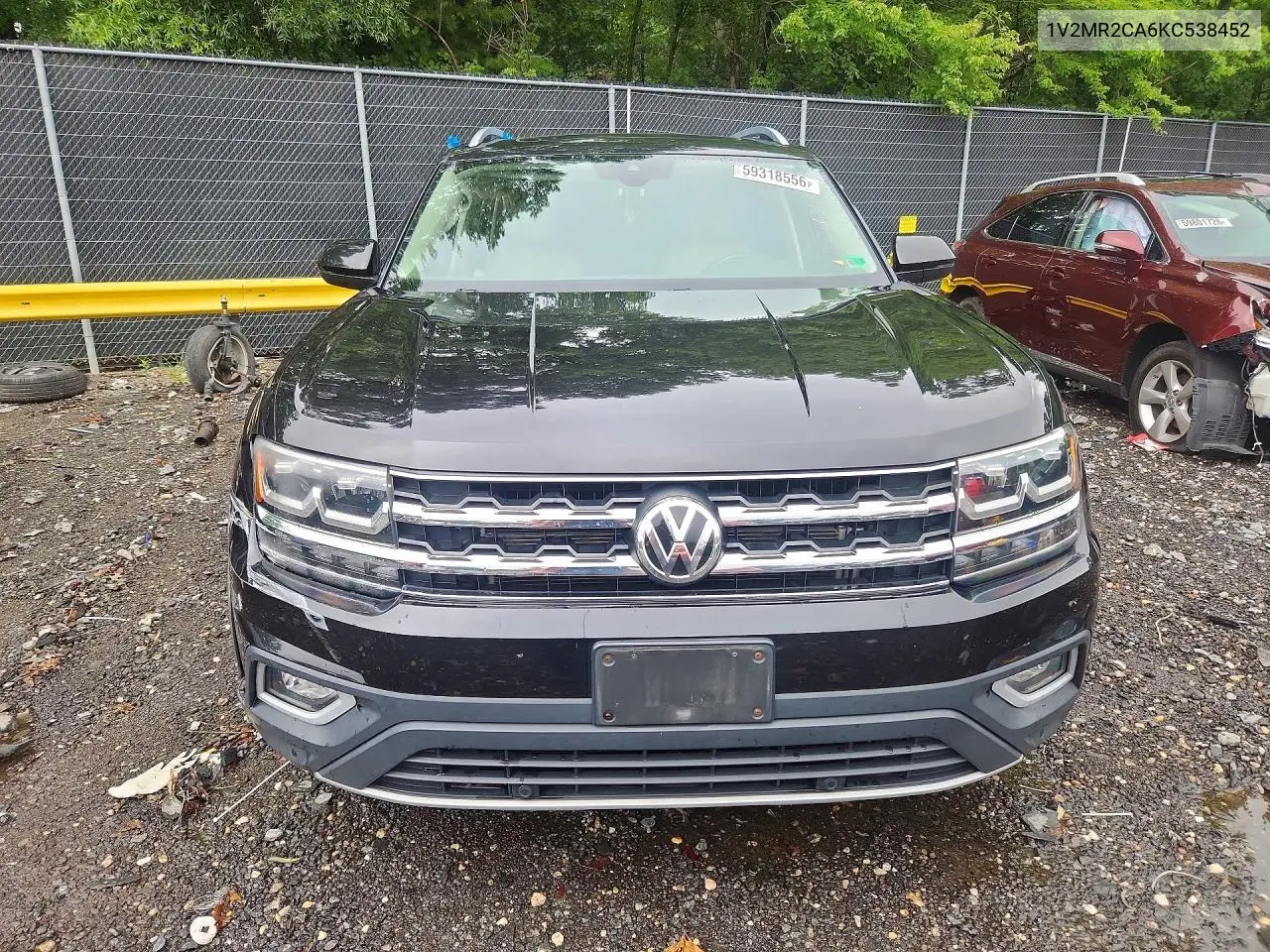 2019 Volkswagen Atlas Sel VIN: 1V2MR2CA6KC538452 Lot: 59318556