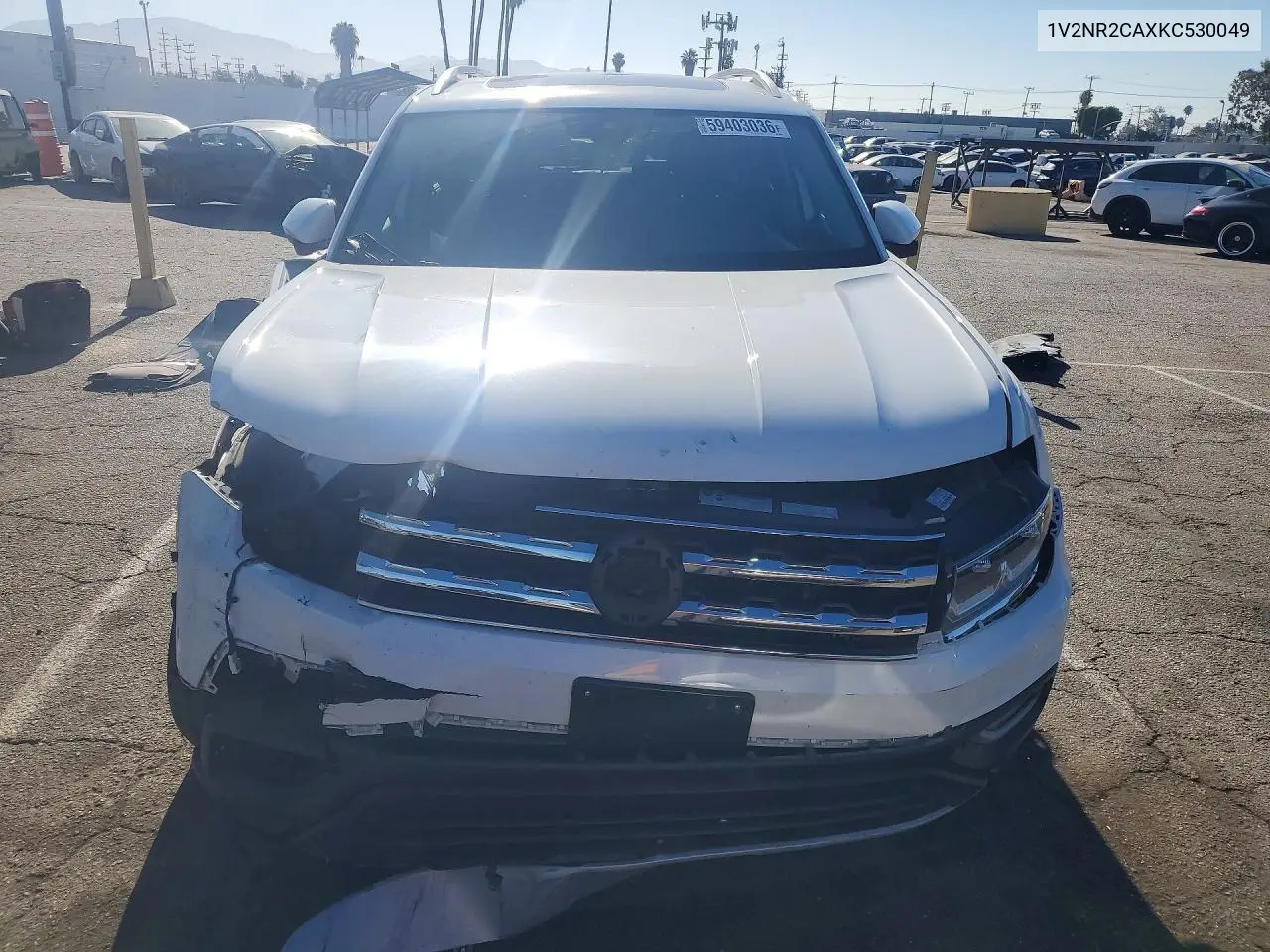 2019 Volkswagen Atlas Sel Premium VIN: 1V2NR2CAXKC530049 Lot: 59403036