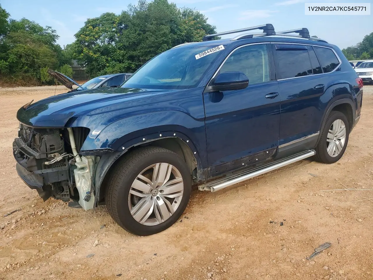 2019 Volkswagen Atlas Sel Premium VIN: 1V2NR2CA7KC545771 Lot: 59844526