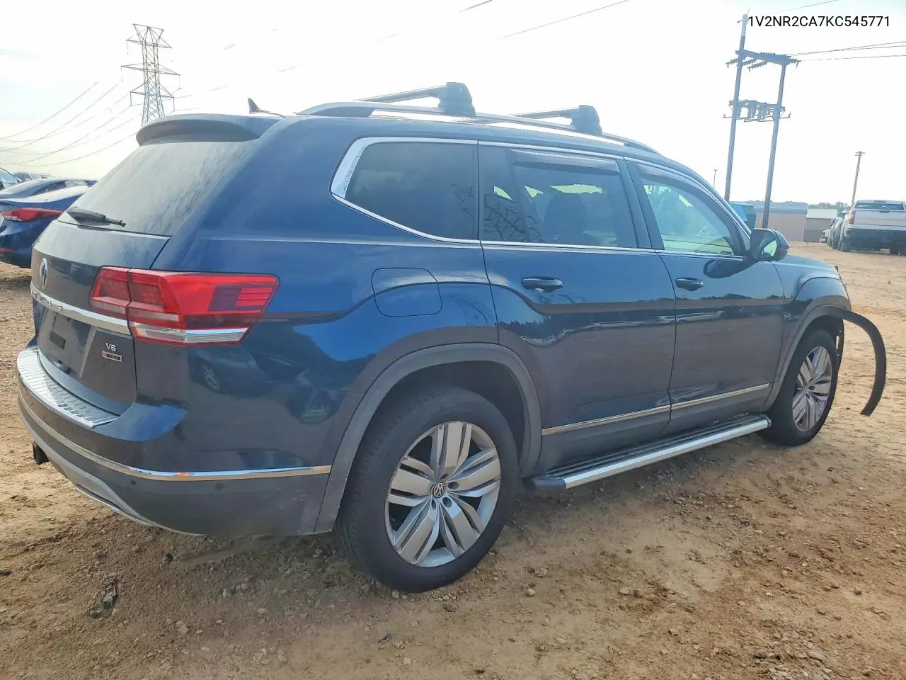 2019 Volkswagen Atlas Sel Premium VIN: 1V2NR2CA7KC545771 Lot: 59844526