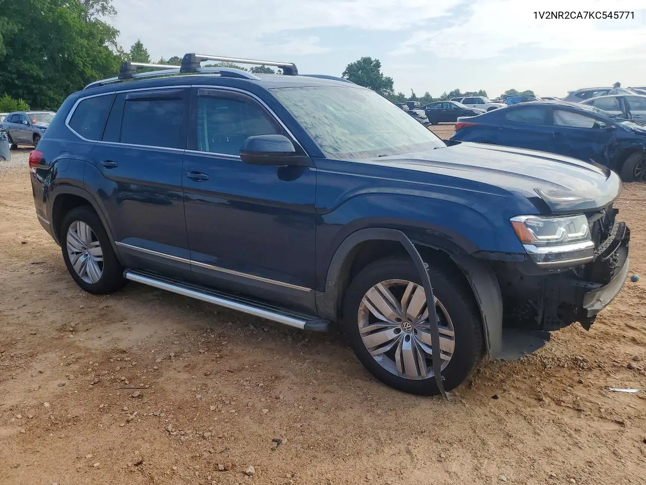 2019 Volkswagen Atlas Sel Premium VIN: 1V2NR2CA7KC545771 Lot: 59844526