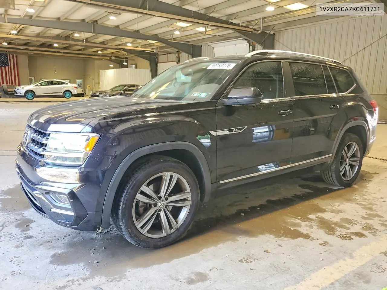 2019 Volkswagen Atlas Se VIN: 1V2XR2CA7KC611731 Lot: 59988776