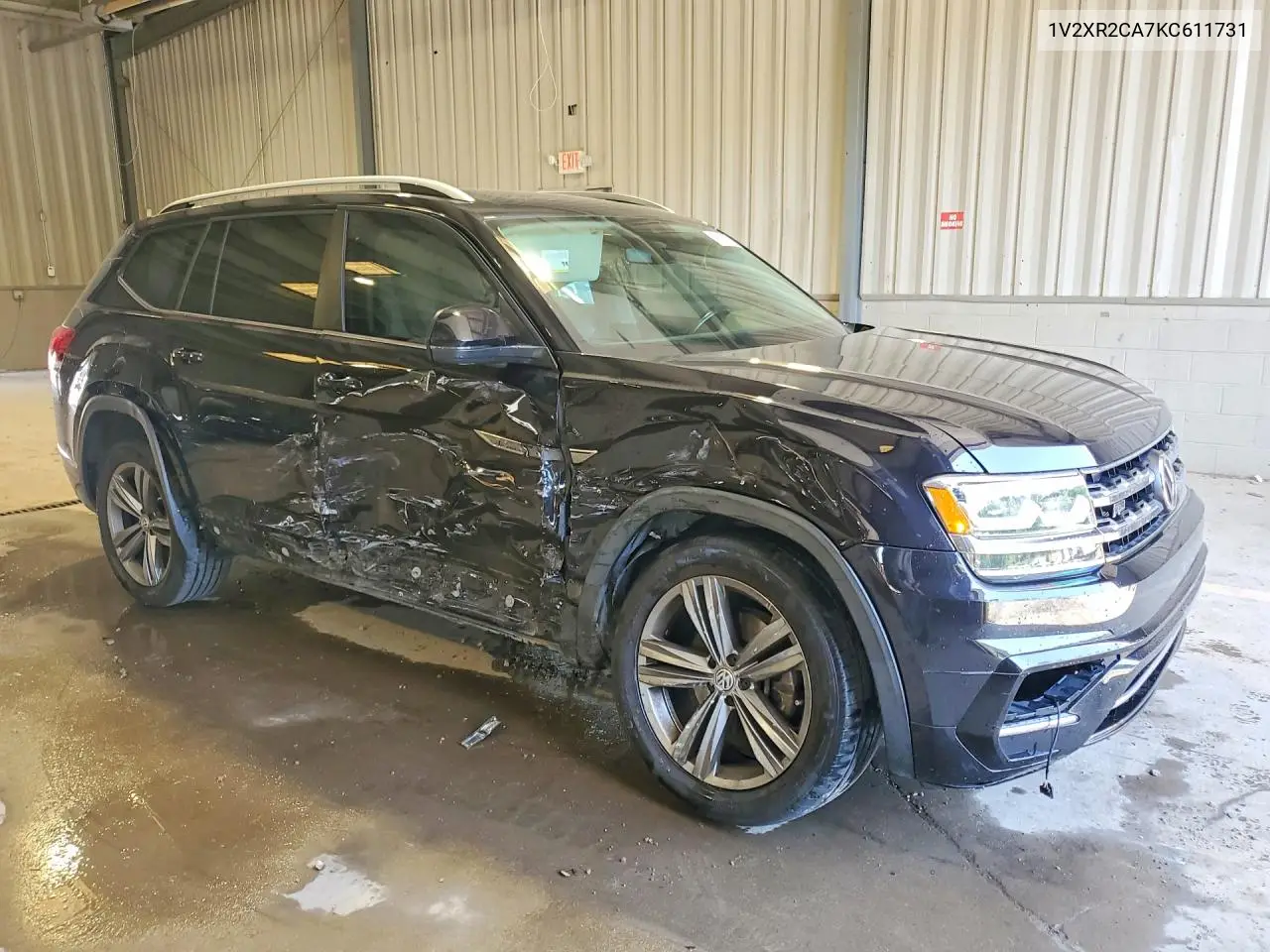 2019 Volkswagen Atlas Se VIN: 1V2XR2CA7KC611731 Lot: 59988776