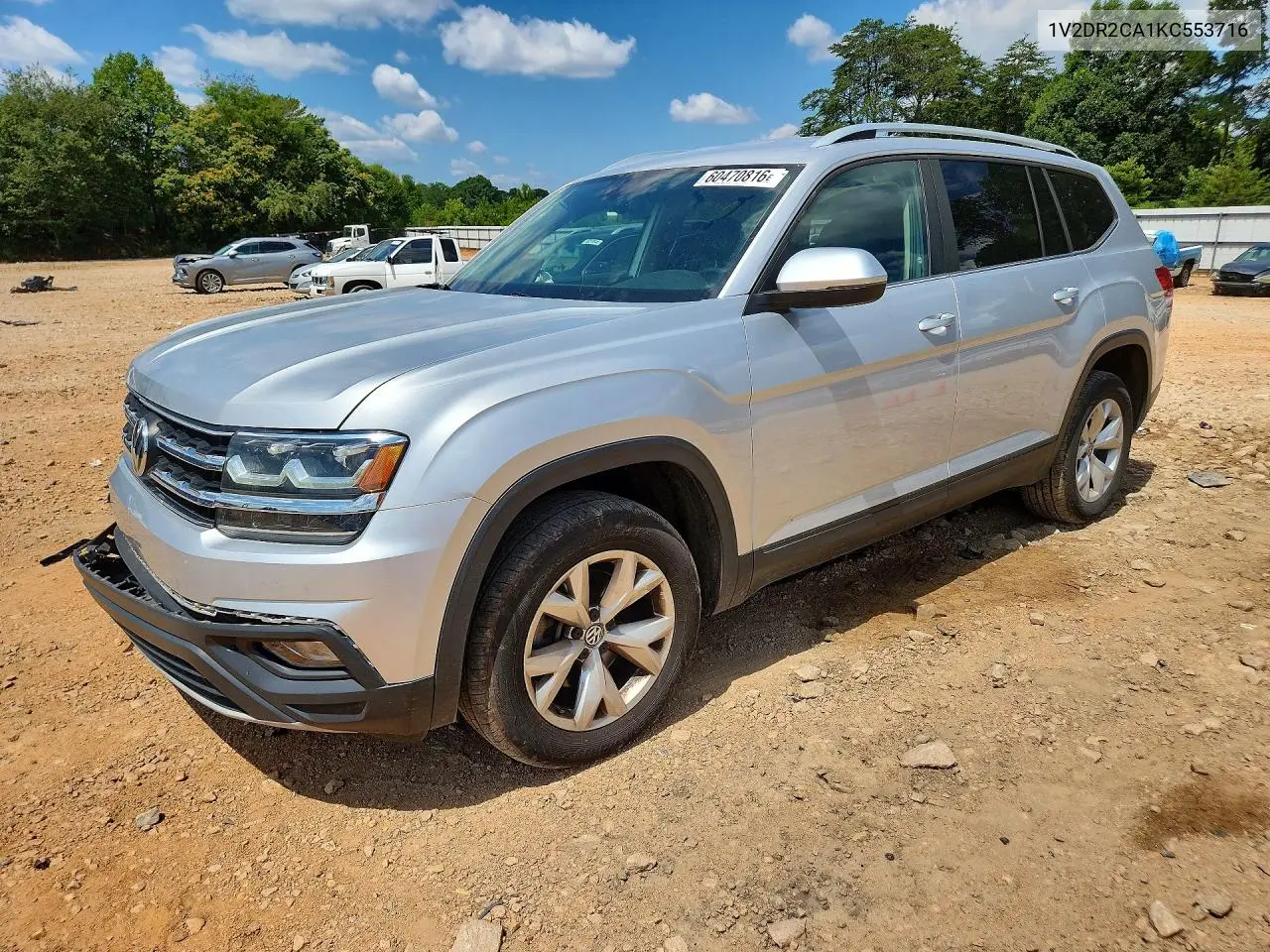 2019 Volkswagen Atlas Se VIN: 1V2DR2CA1KC553716 Lot: 60470816
