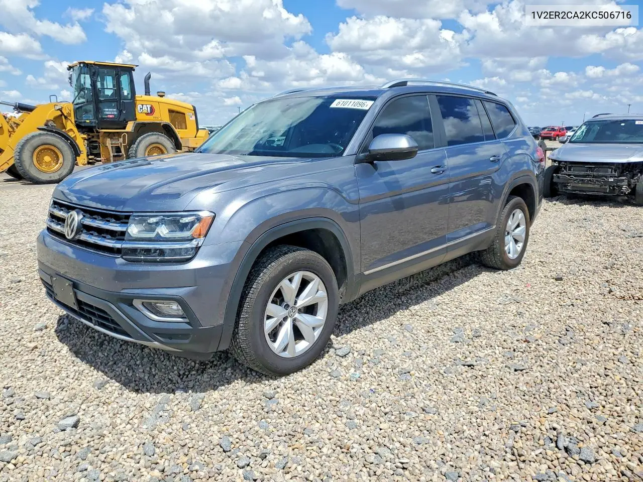 2019 Volkswagen Atlas Sel VIN: 1V2ER2CA2KC506716 Lot: 61011096