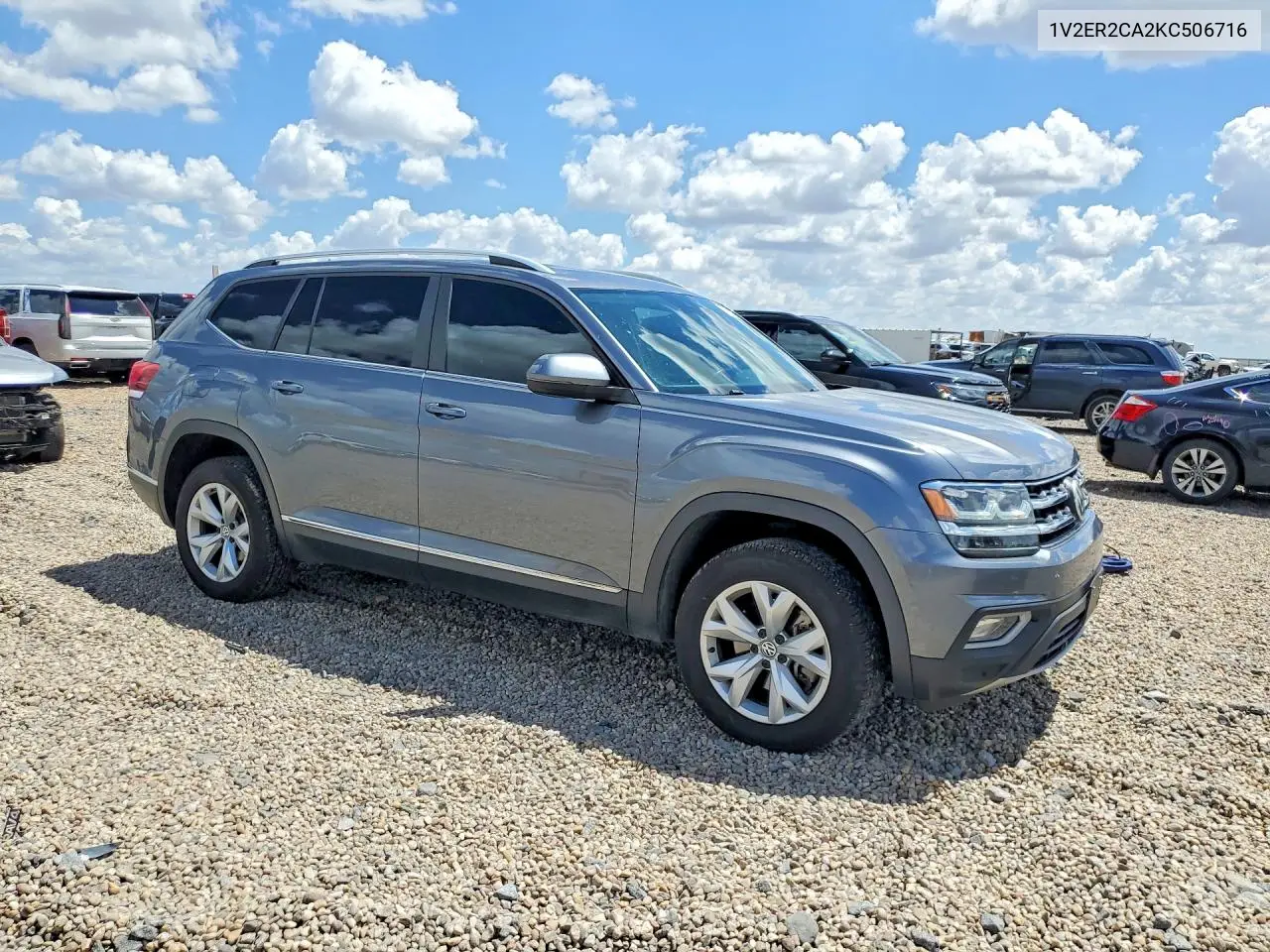 2019 Volkswagen Atlas Sel VIN: 1V2ER2CA2KC506716 Lot: 61011096