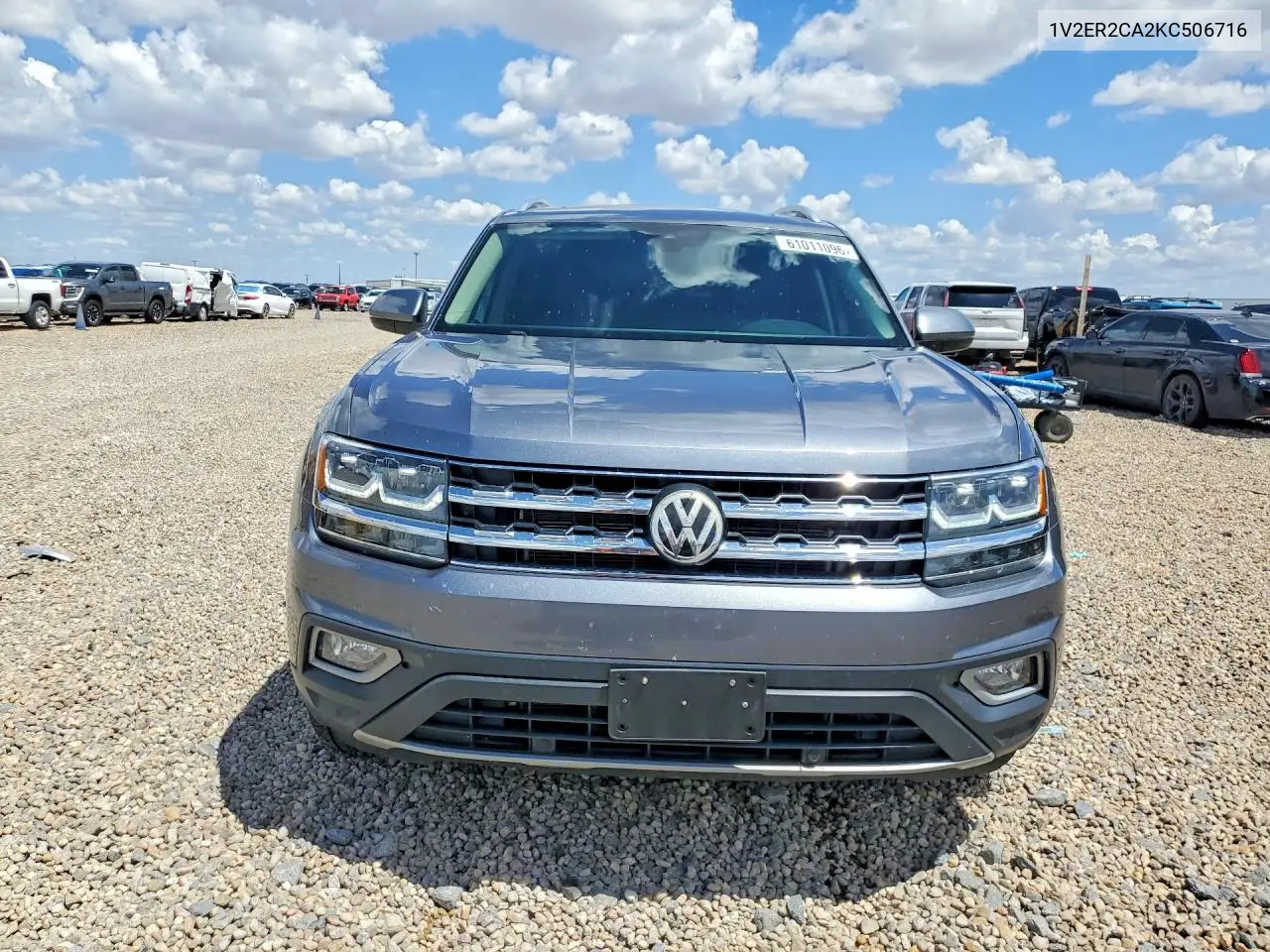 2019 Volkswagen Atlas Sel VIN: 1V2ER2CA2KC506716 Lot: 61011096